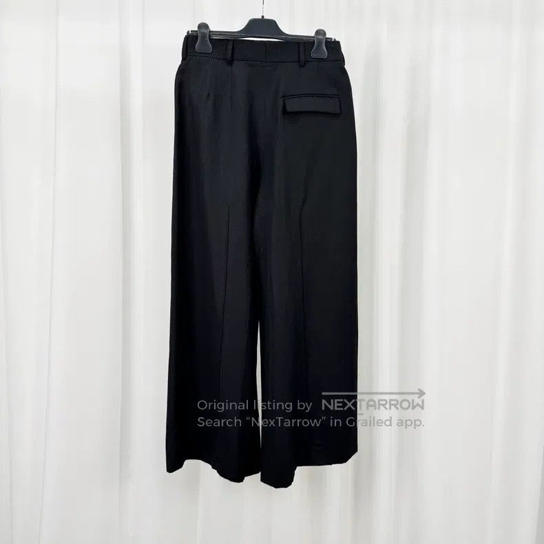 Acne Studios Acne Studios Black Wool Wide Leg Casual Long Pants Size 36" / US 14 / IT 50 - 2 Thumbnail