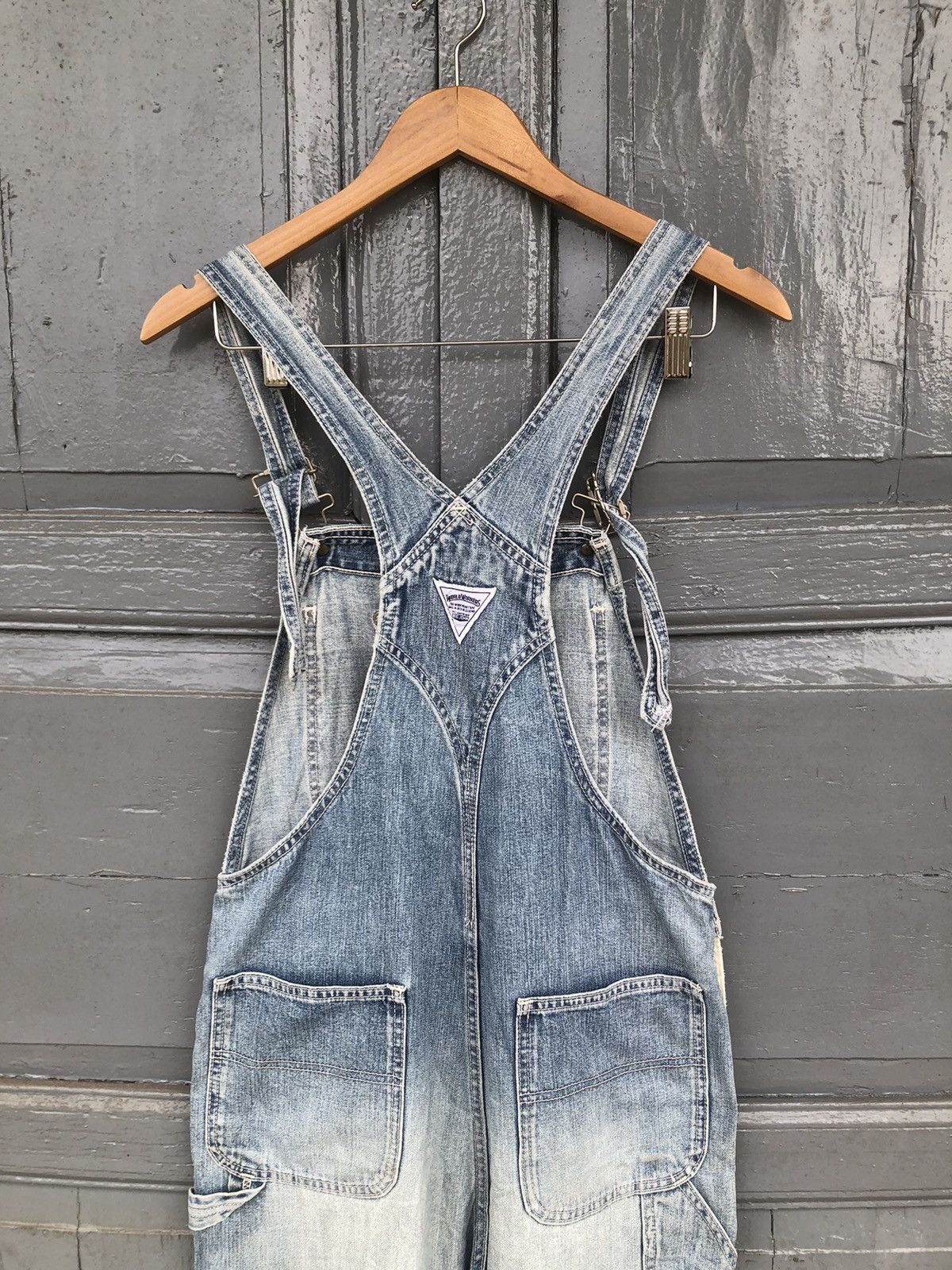 Big John × Vintage Vintage Big John Overalls World Workers Denim Size US 34 / EU 50 - 5 Thumbnail