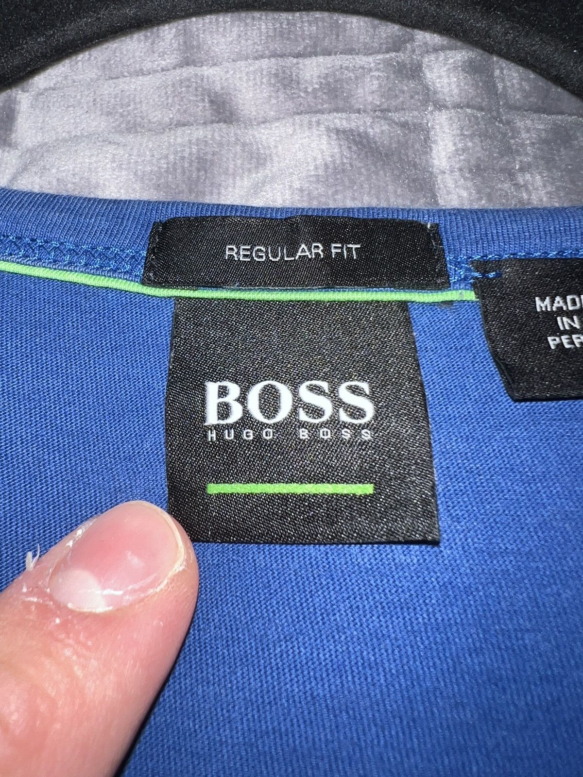 Hugo Boss Hugo Boss logo blue t-shirt Size US S / EU 44-46 / 1 - 3 Thumbnail