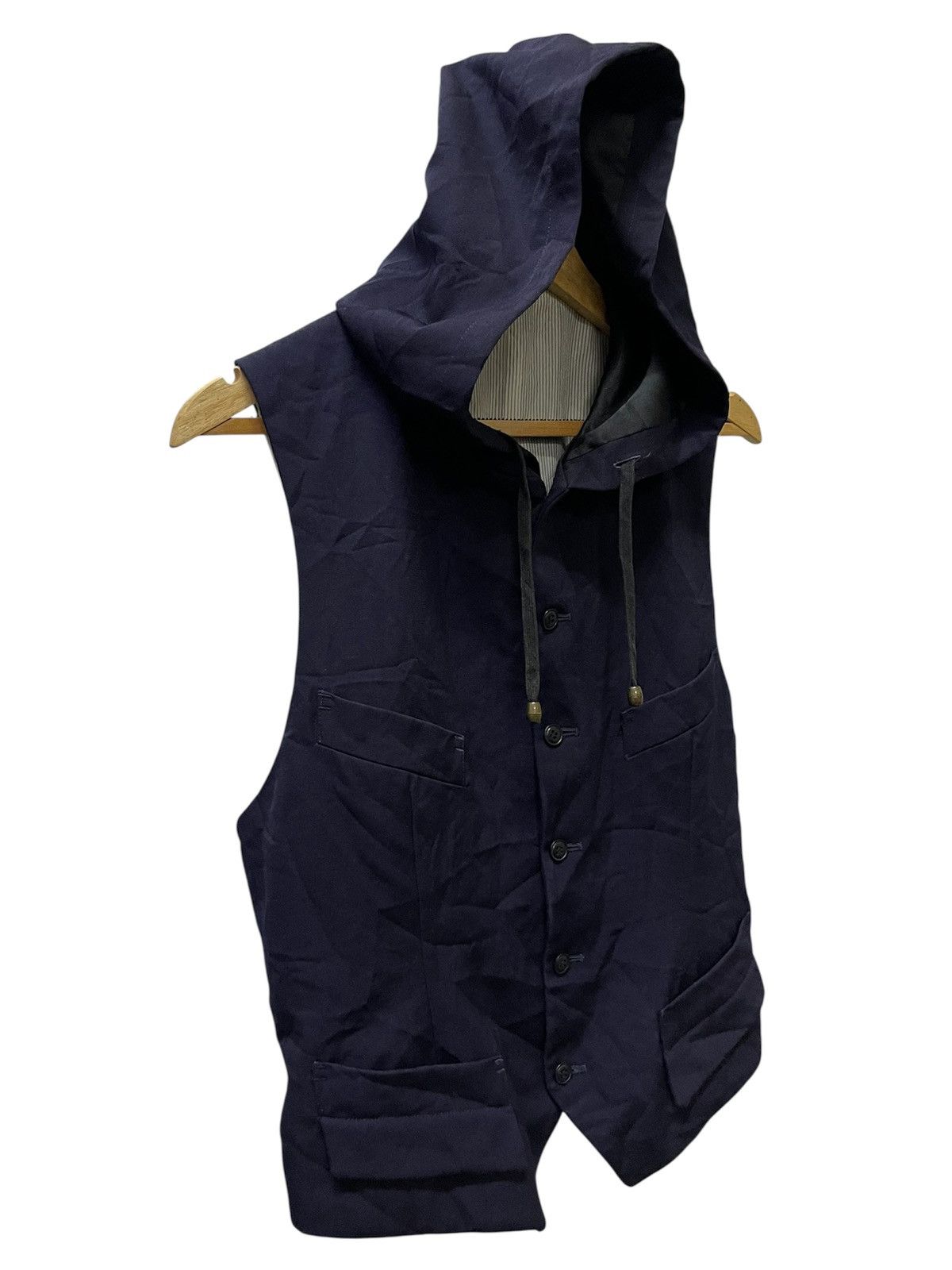 Jean Paul Gaultier Jean Paul GAULTIER HOMME Hoodie Vest Size 48 Size 48S - 1 Thumbnail