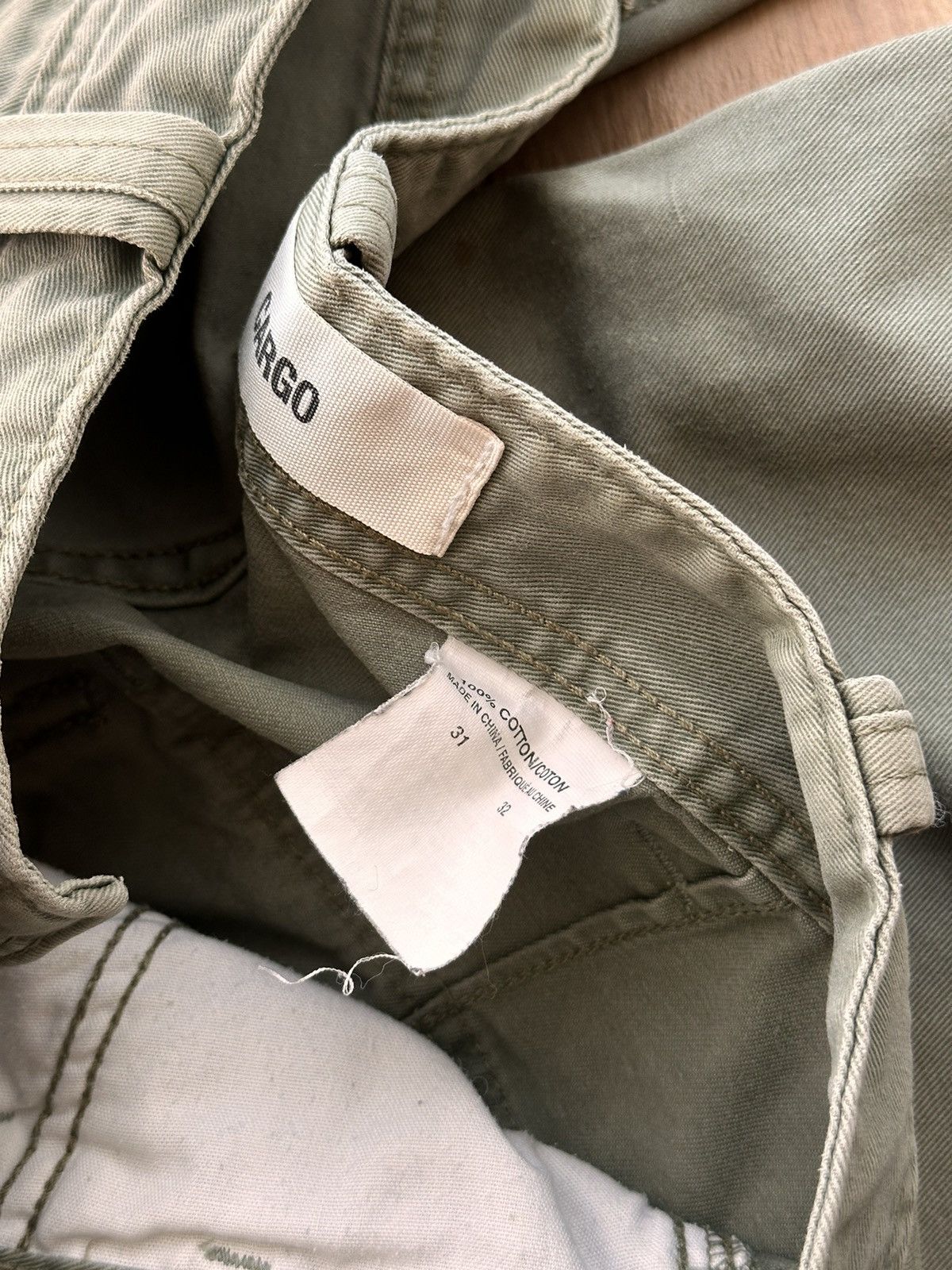 Levi's × Levi's Vintage Clothing × Vintage Vintage Levi’s SS03 Green Military Cargo Pants Size US 31 - 14 Thumbnail