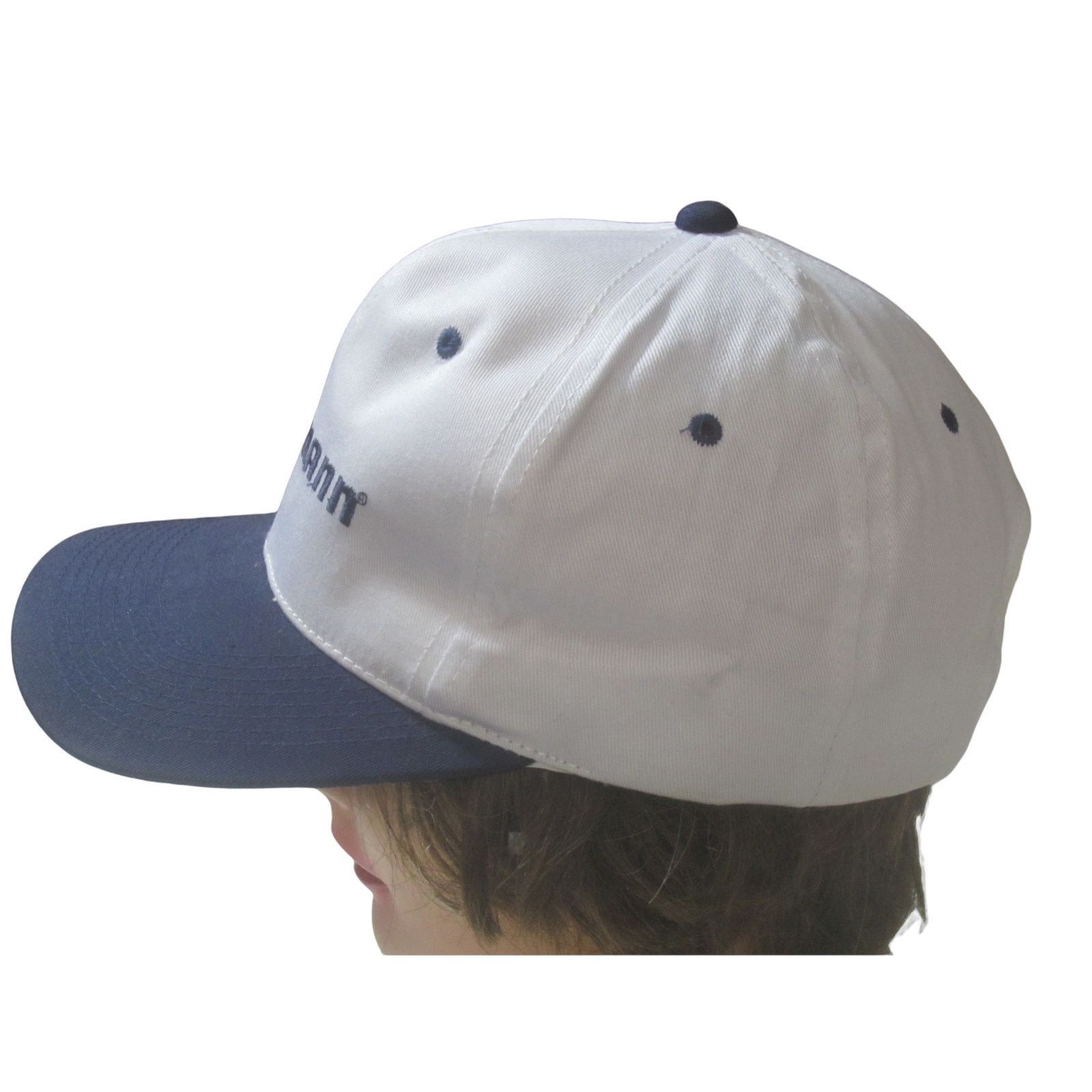 Other Vintage Hussmann Snapback Hat White Navy Blue Outdoor Size ONE SIZE - 7 Thumbnail