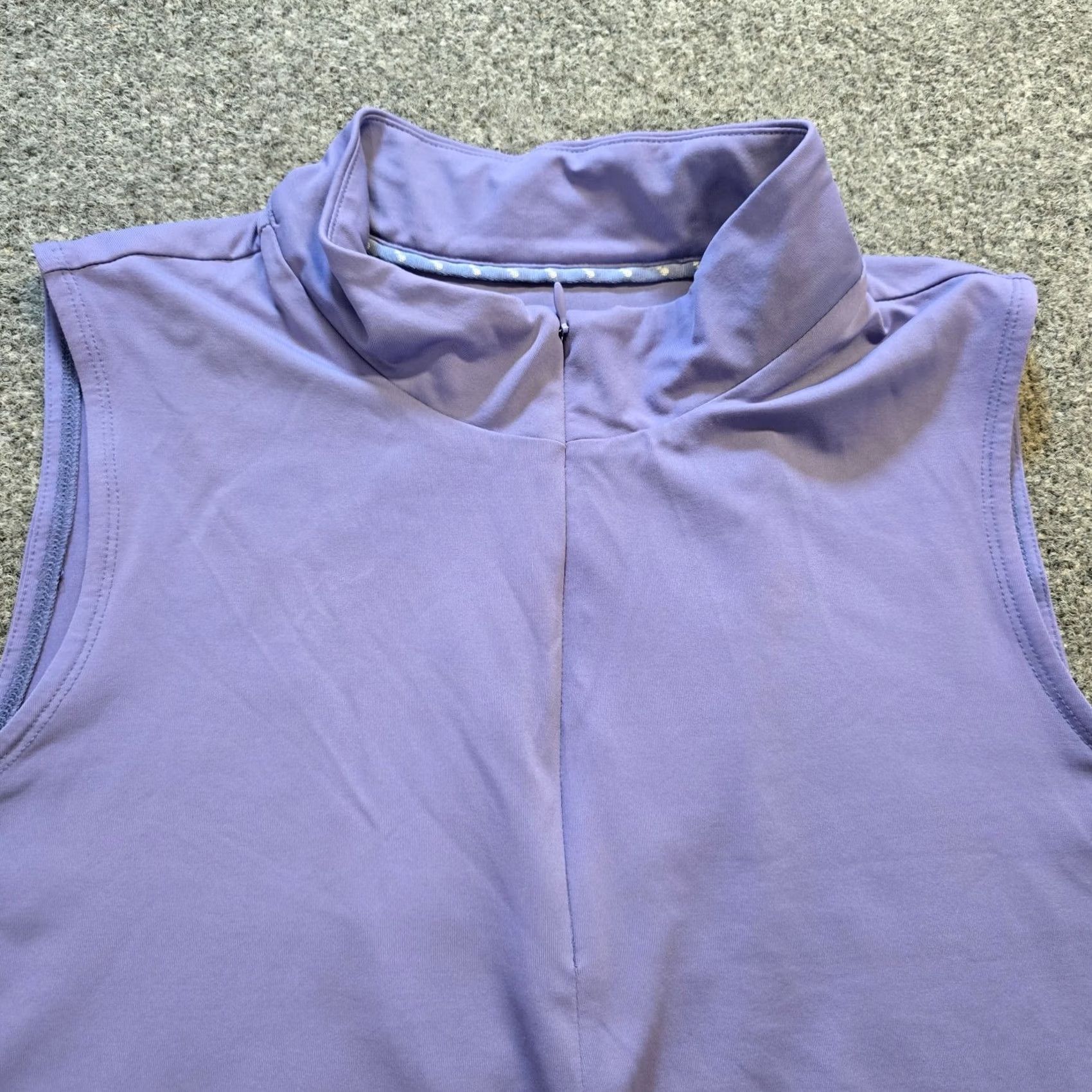 Tommy Bahama Tommy Bahama Top Womens XL Purple Sleeveless Tan Stretch Performance Outdoors Tank Shirt Casual Basic Knit Nylon Spandex Travel Summer Mens? Size XL / US 12-14 / IT 48-50 - 2 Thumbnail