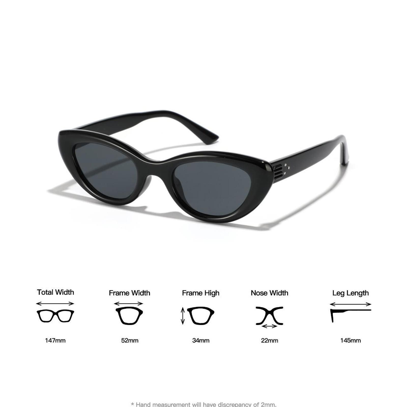 Japanese Brand Vtg Y2k Avant Garde Cat Eye Black Sunglasses Unisex OS Size ONE SIZE - 8 Thumbnail