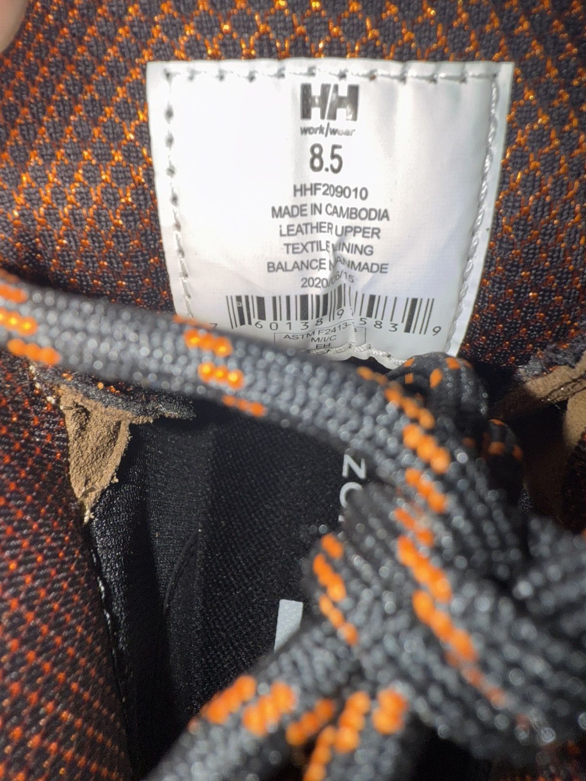 Helly Hansen Helly Hansen Lehigh 6” Work Boot Brown Safety Men’s Size 8.5 Size US 8.5 / EU 41-42 - 4 Thumbnail