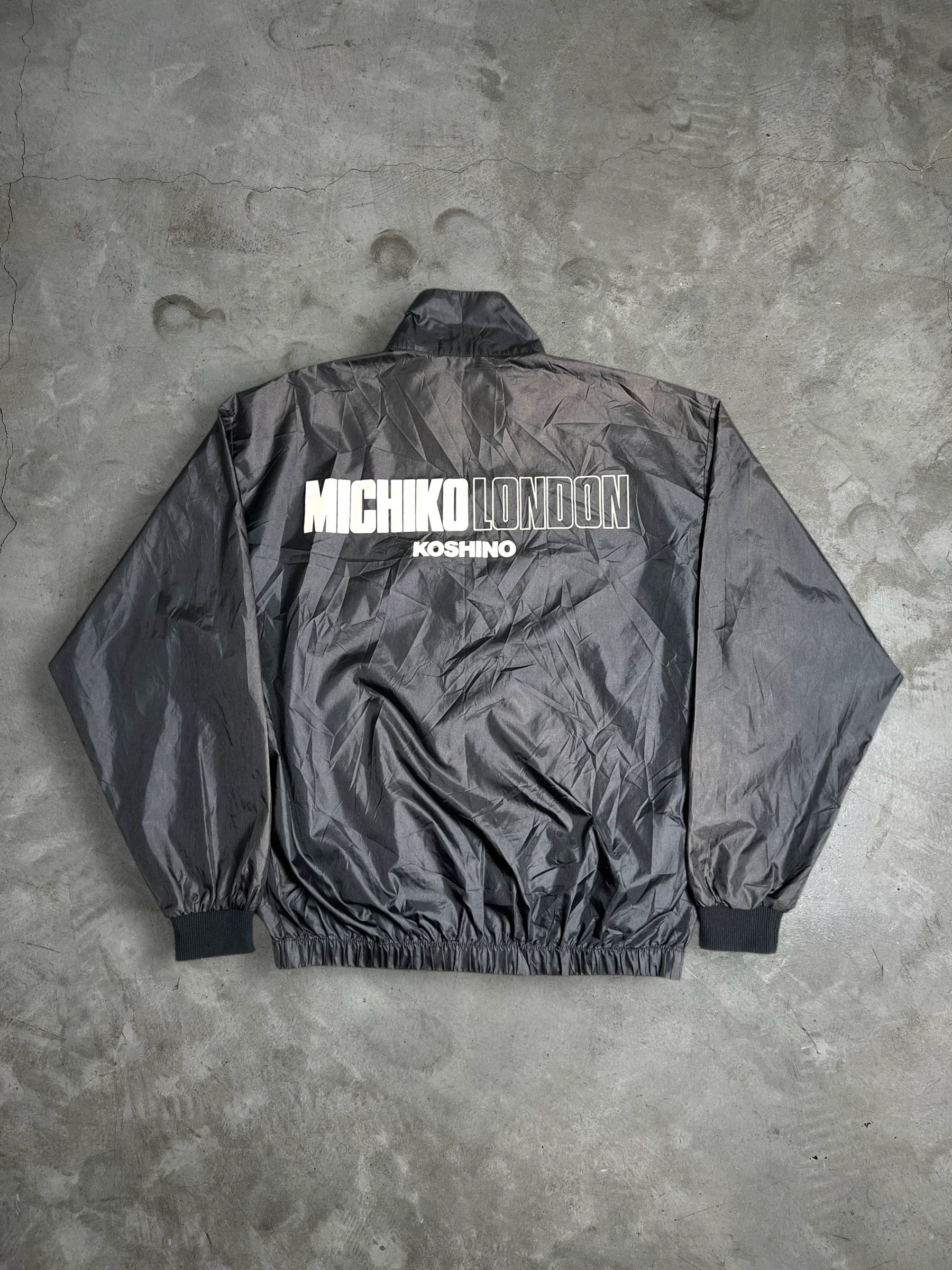 MICHIKO LONDON ボンバージャケット Vintage Michiko Koshino London Zipper Light Jacket - Etsy