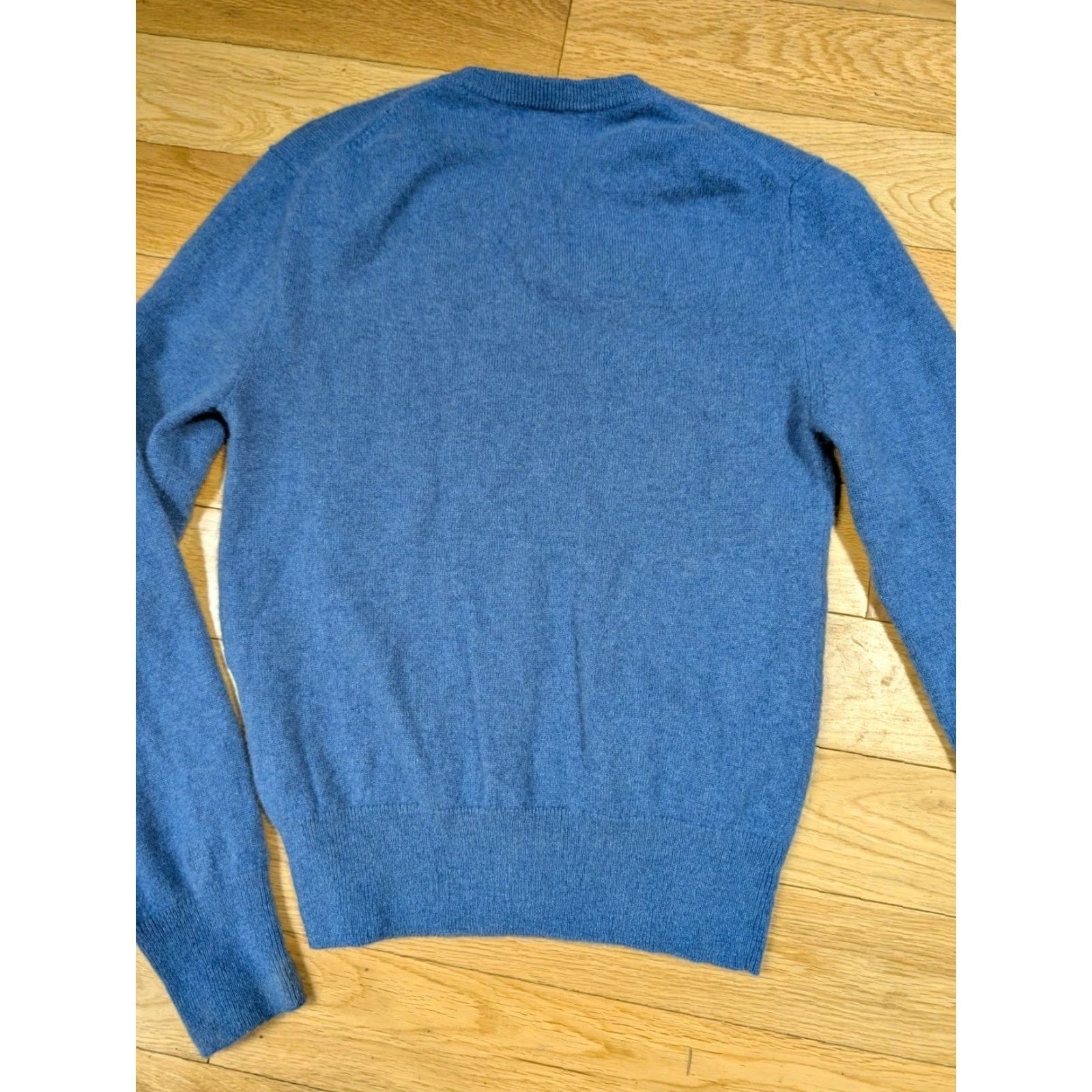 NAADAM VINTAGE NAADAM The Original Cashmere Sweater XXS Blue V Neck Crew Neck Pullover Women Size XXS / US 00 / IT 34 - 3 Thumbnail