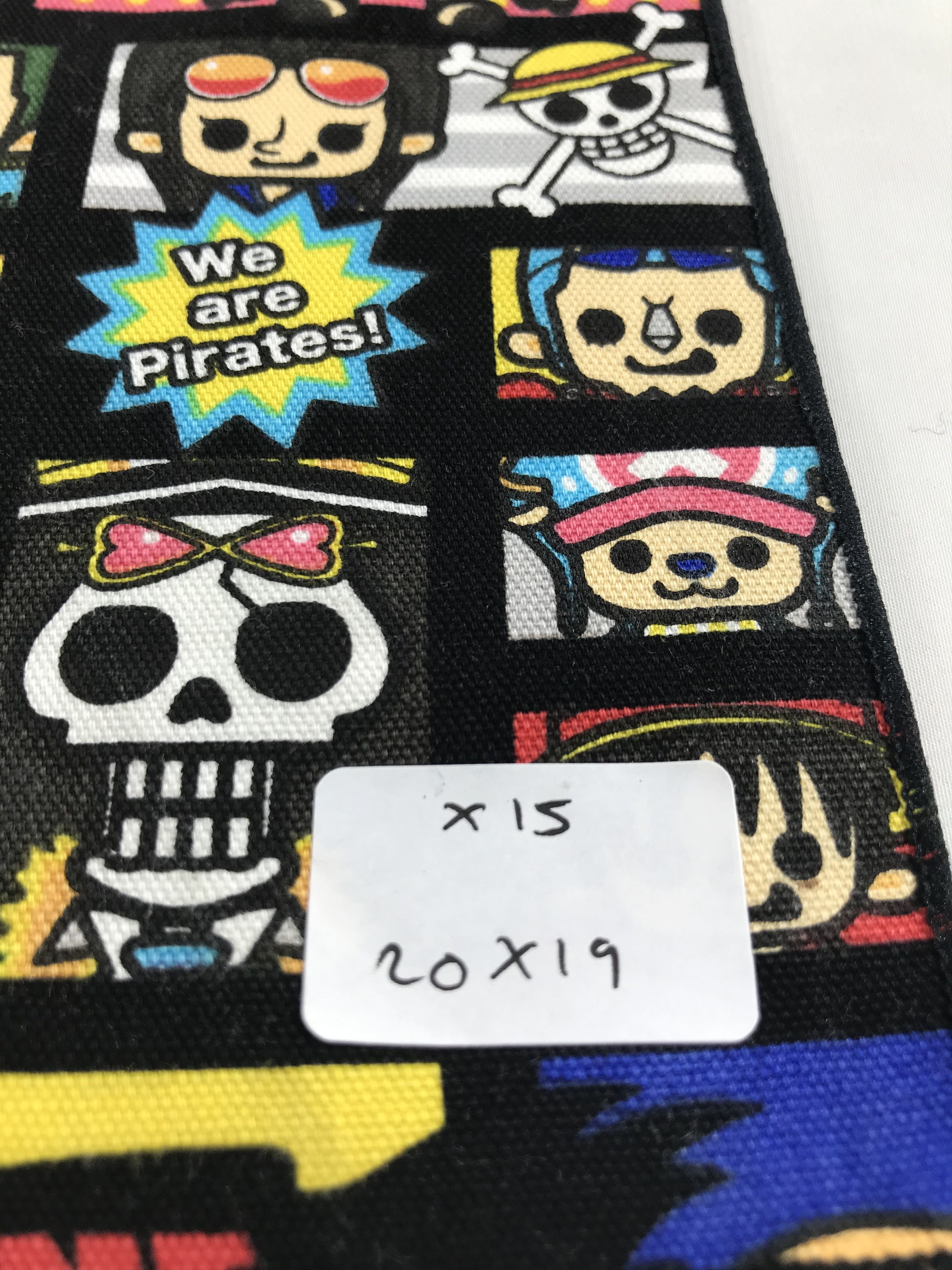 Anime × One Piece × Vintage One Piece Small Characters Handkerchief Bandana X15 Size ONE SIZE - 3 Thumbnail
