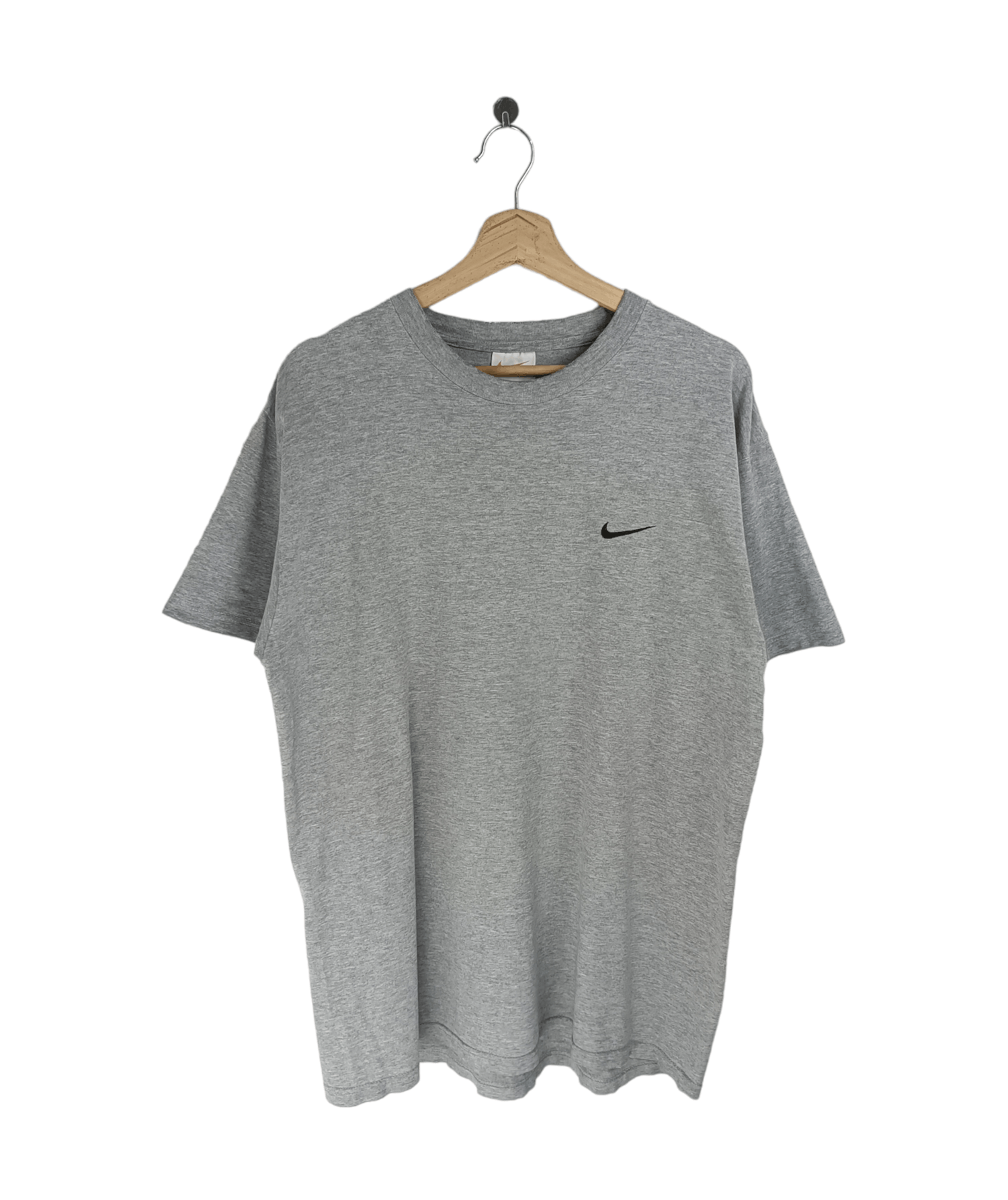 Nike VINTAGE 90'S NIKE MINI SWOSH DISTRESSED TEE VERY RARE Size US L / EU 52-54 / 3 - 1 Thumbnail