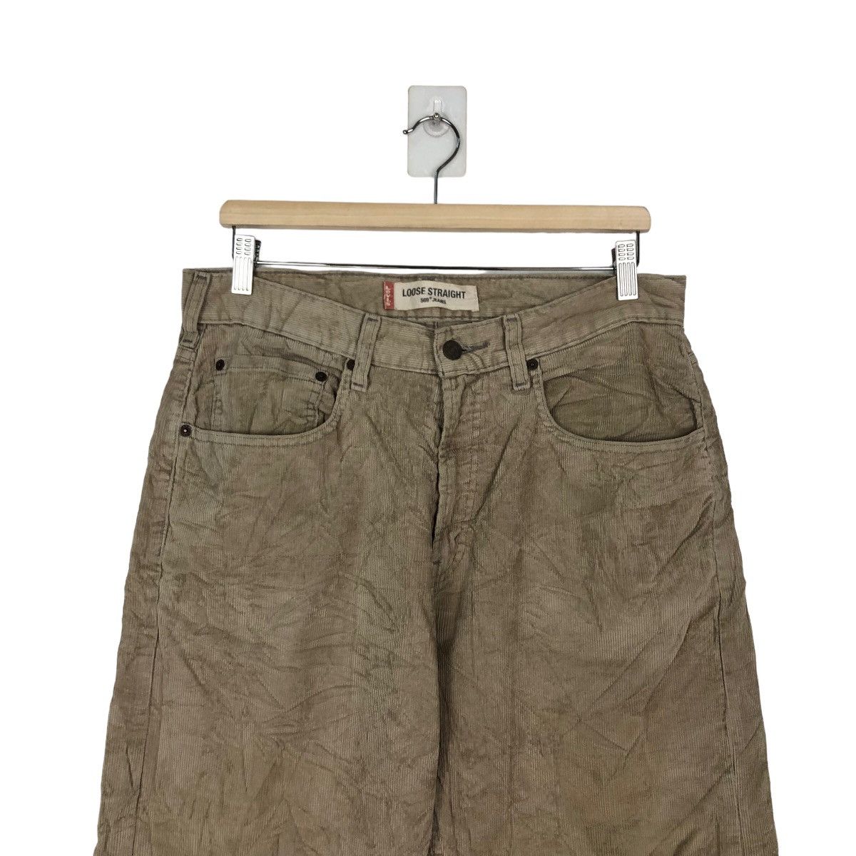 Levi's VINTAGE CORDUROY PANTS LEVI’S LOOSE STRAIGHT 569 JEANS Size US 31 - 2 Thumbnail