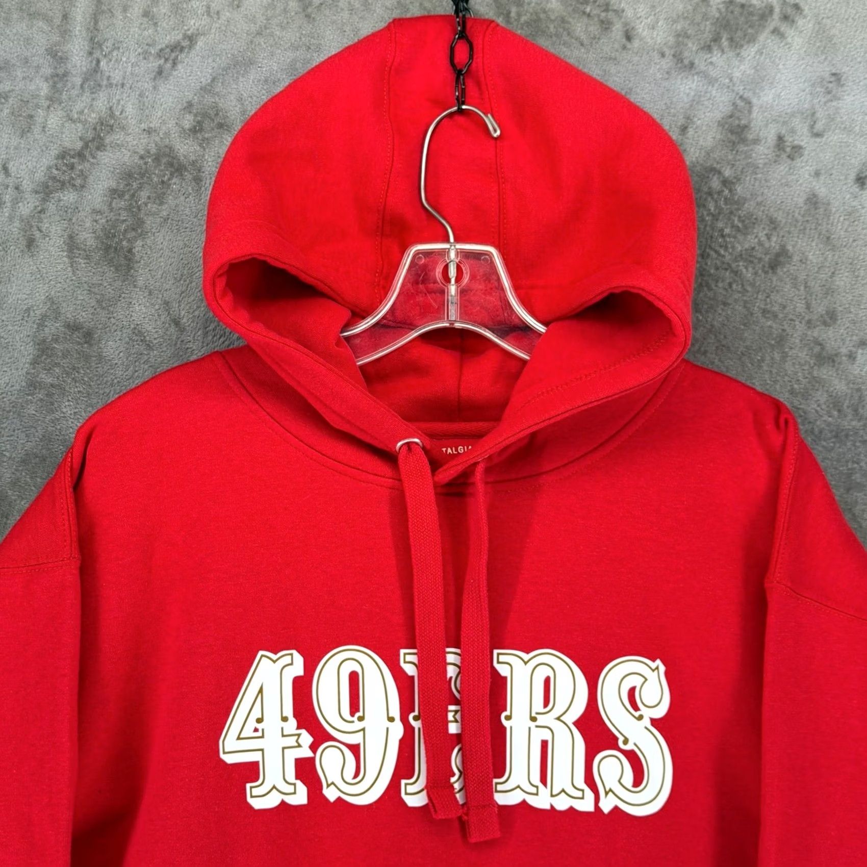 Mitchell & Ness Mitchell & Ness San Francisco 49ers Hoodie Mens XL Red NFL Throwbacks Graphic Print Size US XL / EU 56 / 4 - 2 Thumbnail
