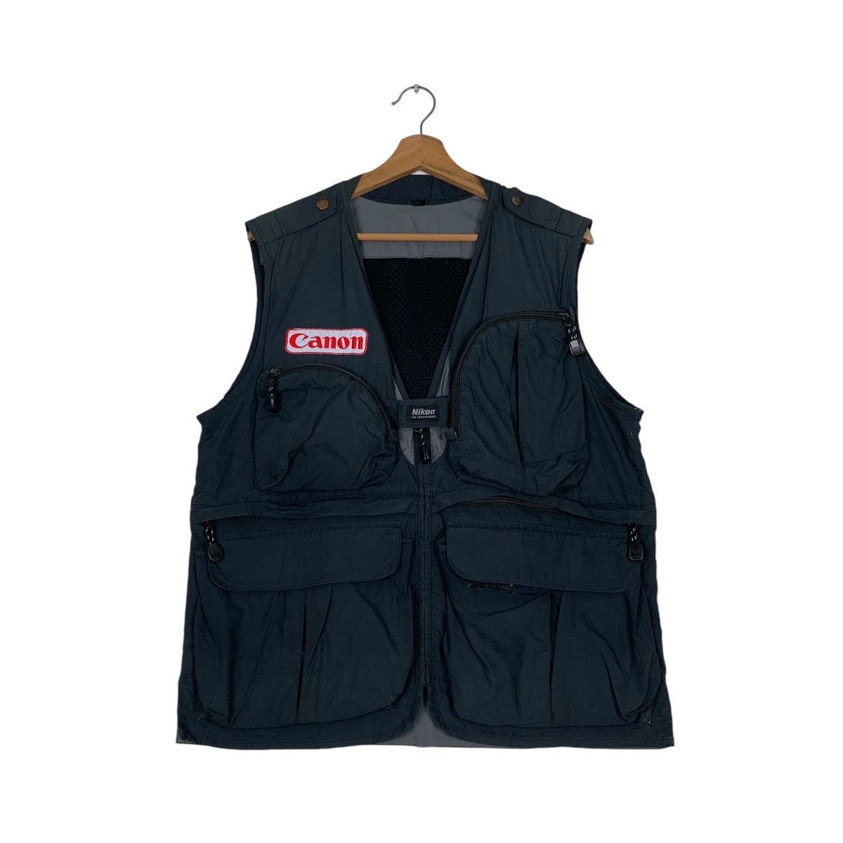 ウェア Vintage Canon Photographer Vest Canon × Streetwear Rare Canon outdoor/photography vest | Grailed