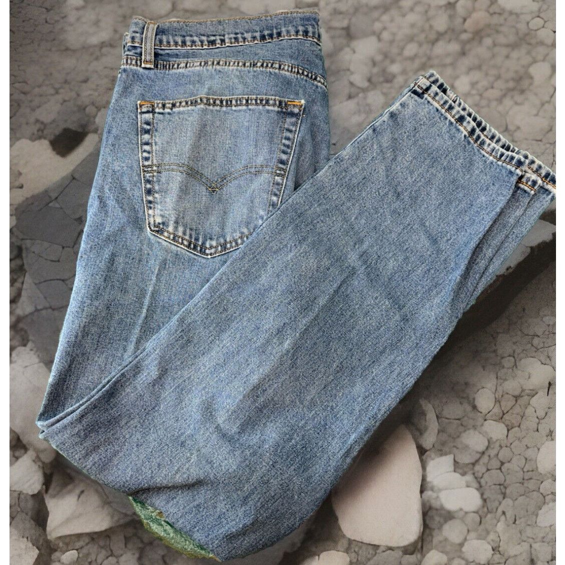 Levi's Levis 505 Jeans 36x32 Blue Regular Denim Straight Casual Size US 36 / EU 52 - 1 Thumbnail
