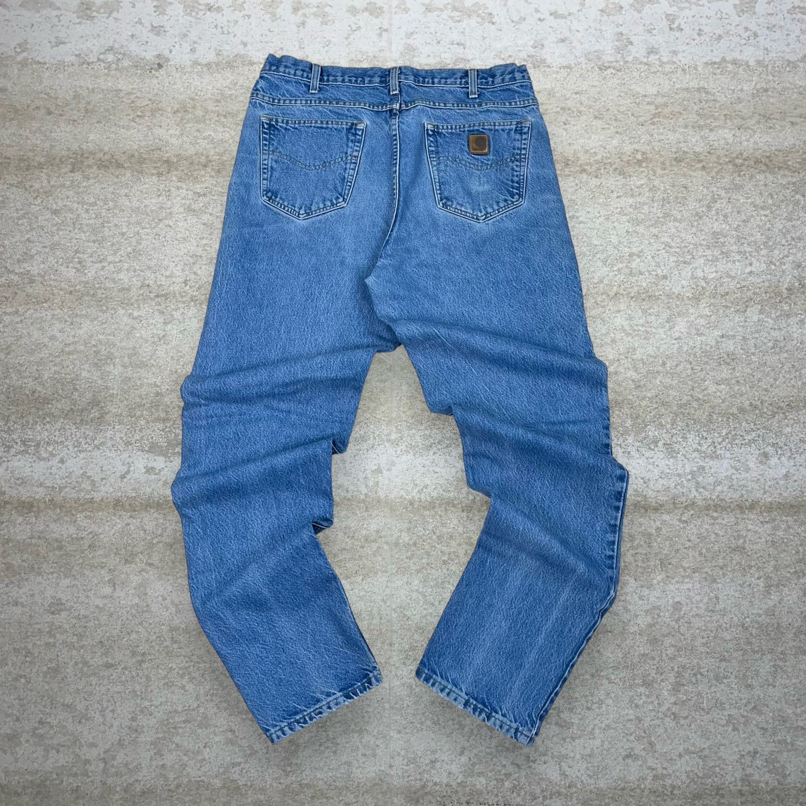 Carhartt Vintage Y2K Carhartt Jeans 38x36 Straight Leg Medium Wash Size US 38 / EU 54 - 1 Thumbnail