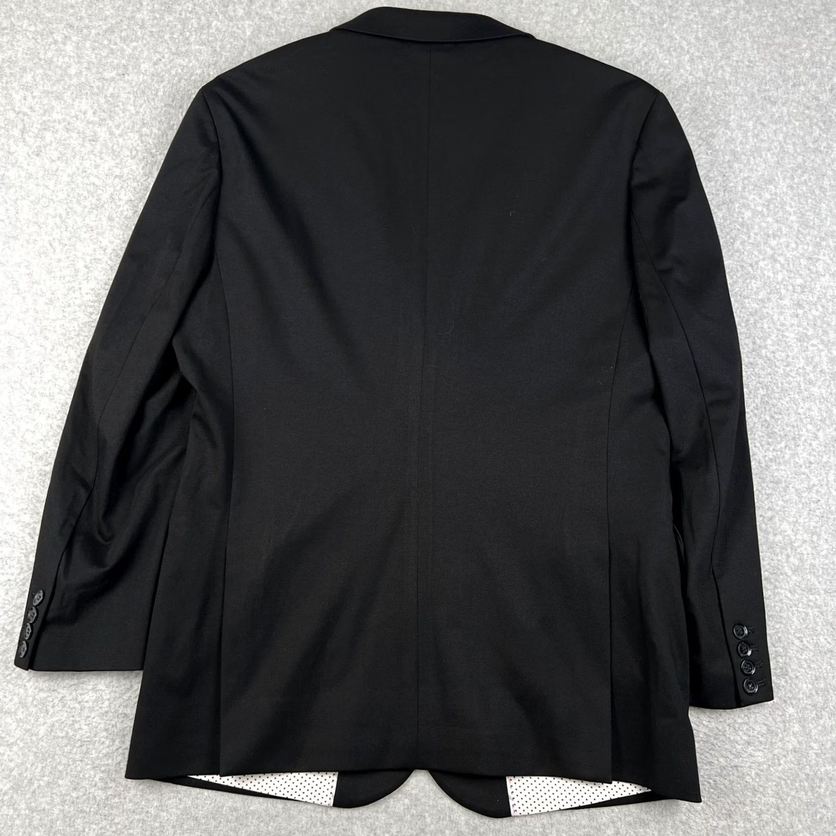 Vintage State & Liberty Blazer Sport Coat Stretch Performance Men 42R Black Surgeon Cuff Blazer Size 42R - 2 Thumbnail