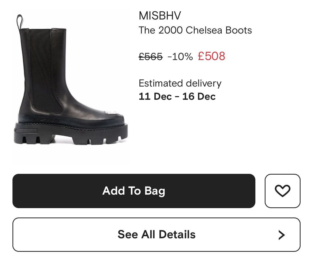 Misbhv Misbhv Chelsea Boots Size US 9 / EU 42 - 6 Thumbnail