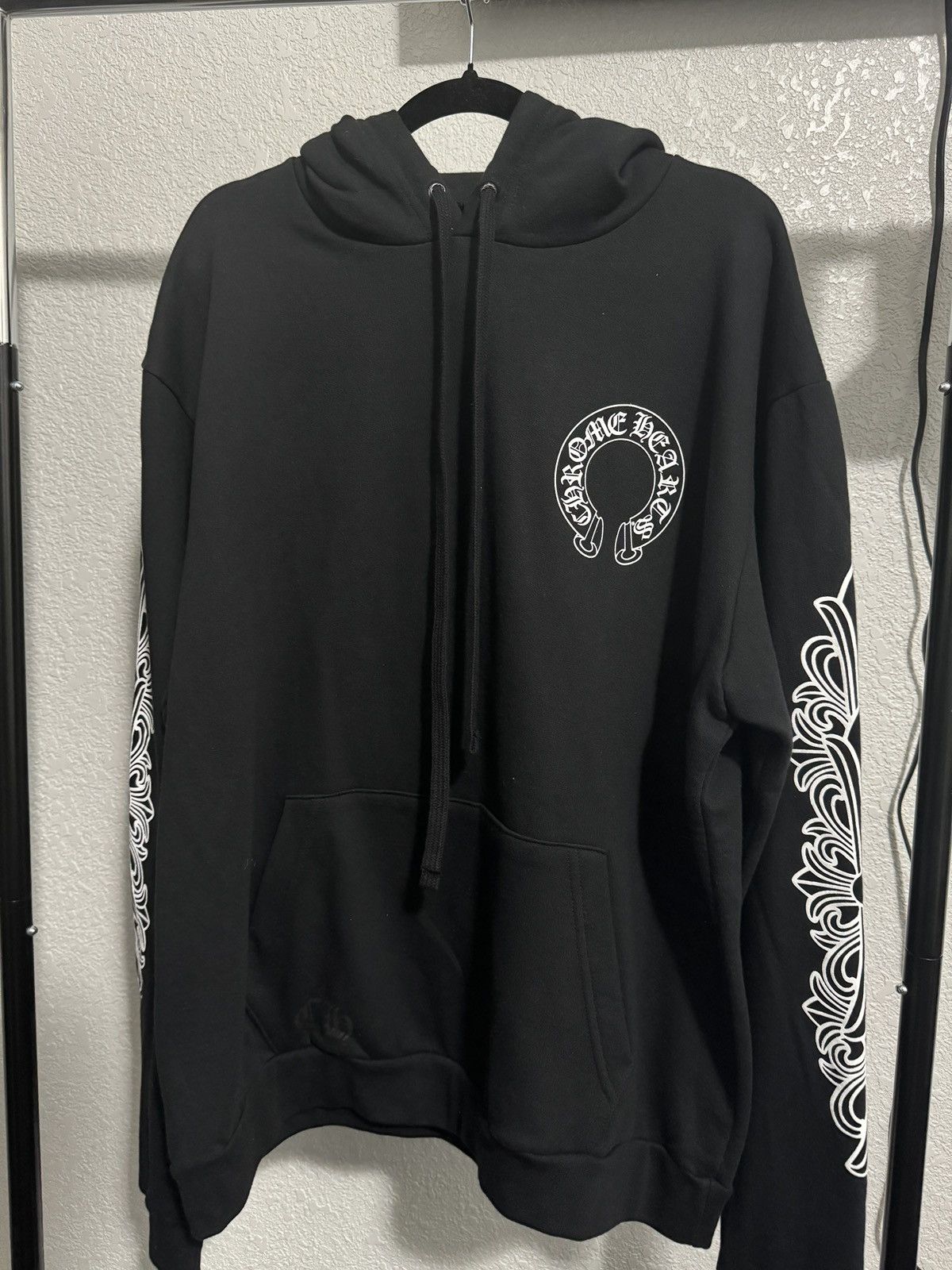 Chrome Hearts Horseshoe Floral Hoodie