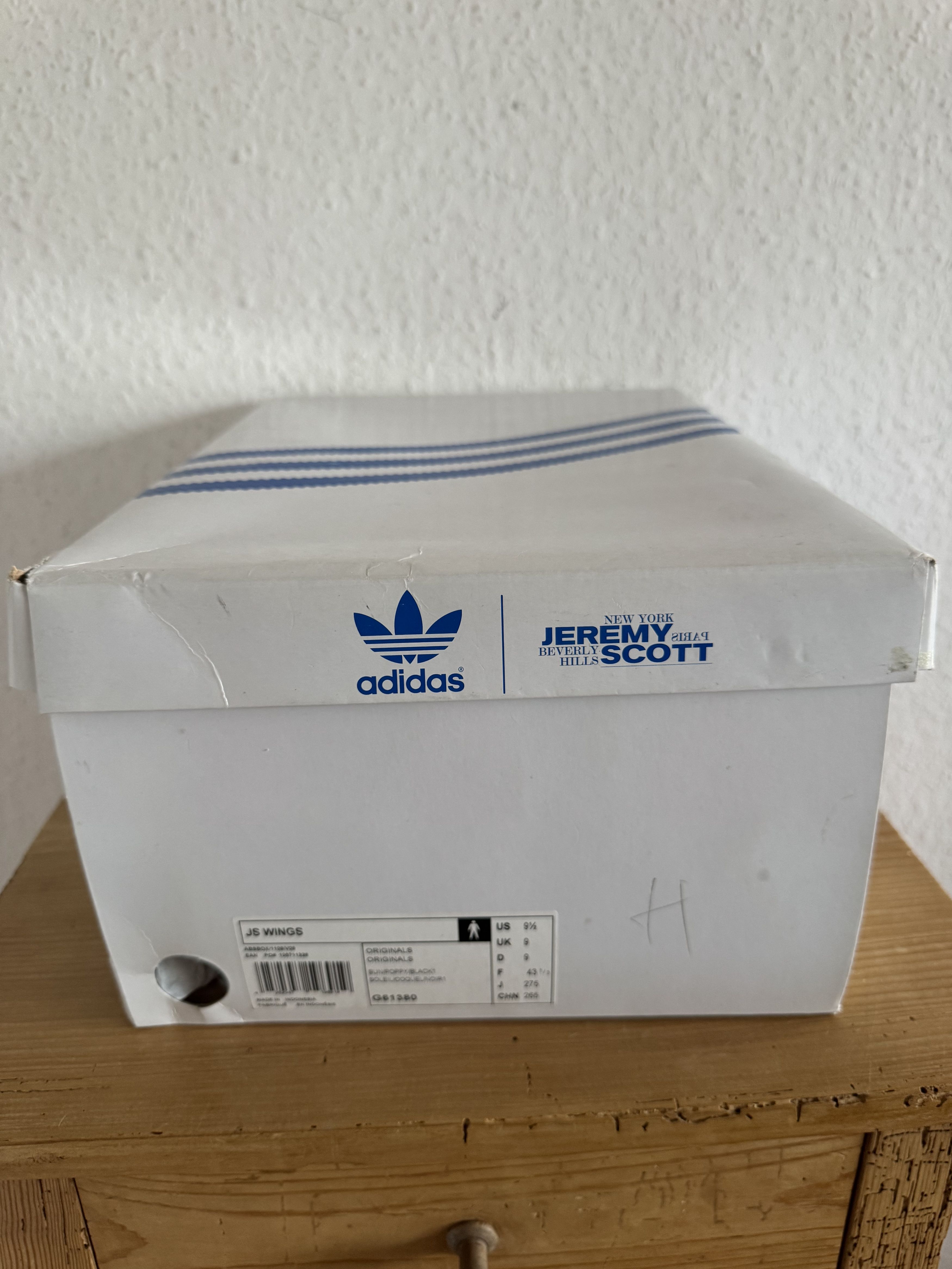 Adidas × Jeremy Scott Winged Rainbow Fleece High Top Sneakers Size US 9.5 / EU 42-43 - 13 Thumbnail