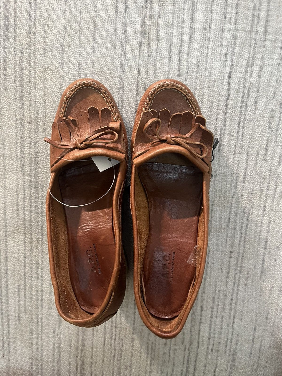 A.P.C. Apc leather shoes Size US 7 / IT 37 - 2 Thumbnail