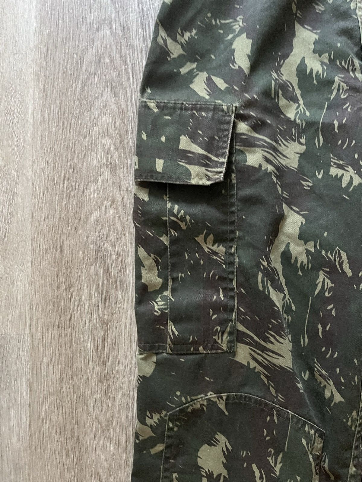 Vintage 1998 Original Brazil Army Issue Lizard Camo Trousers Size US 32 / EU 48 - 11 Thumbnail