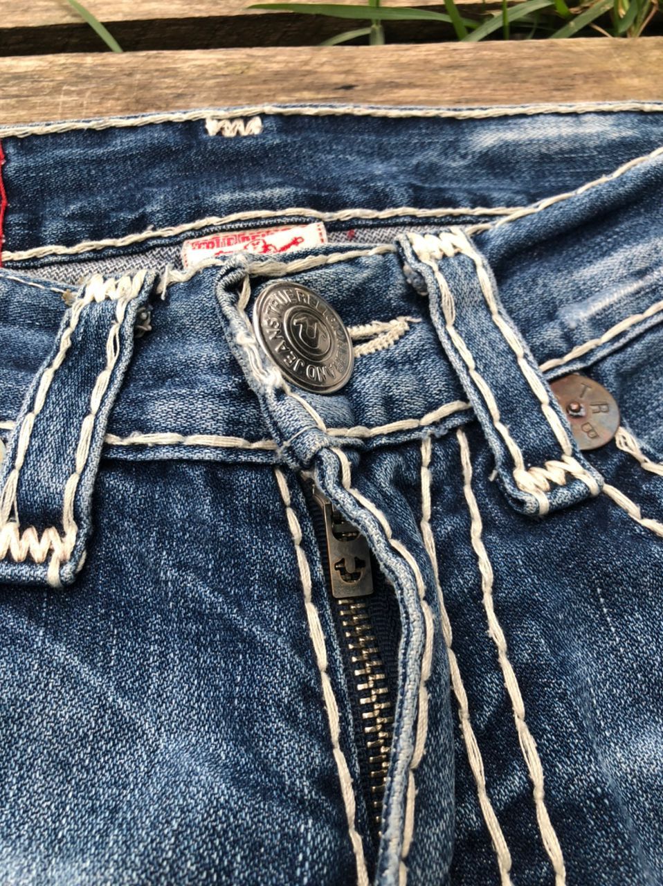 True Religion Vintage True Religion Bootcut Denim Jeans Distressed Size US 30 / EU 46 - 8 Thumbnail