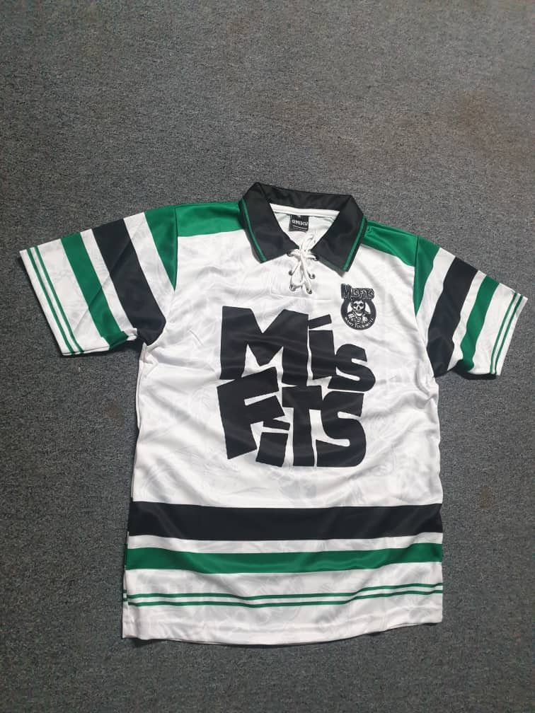 Misfits Misfits white green streetwear jersey Size US M / EU 48-50 / 2 - 9 Thumbnail