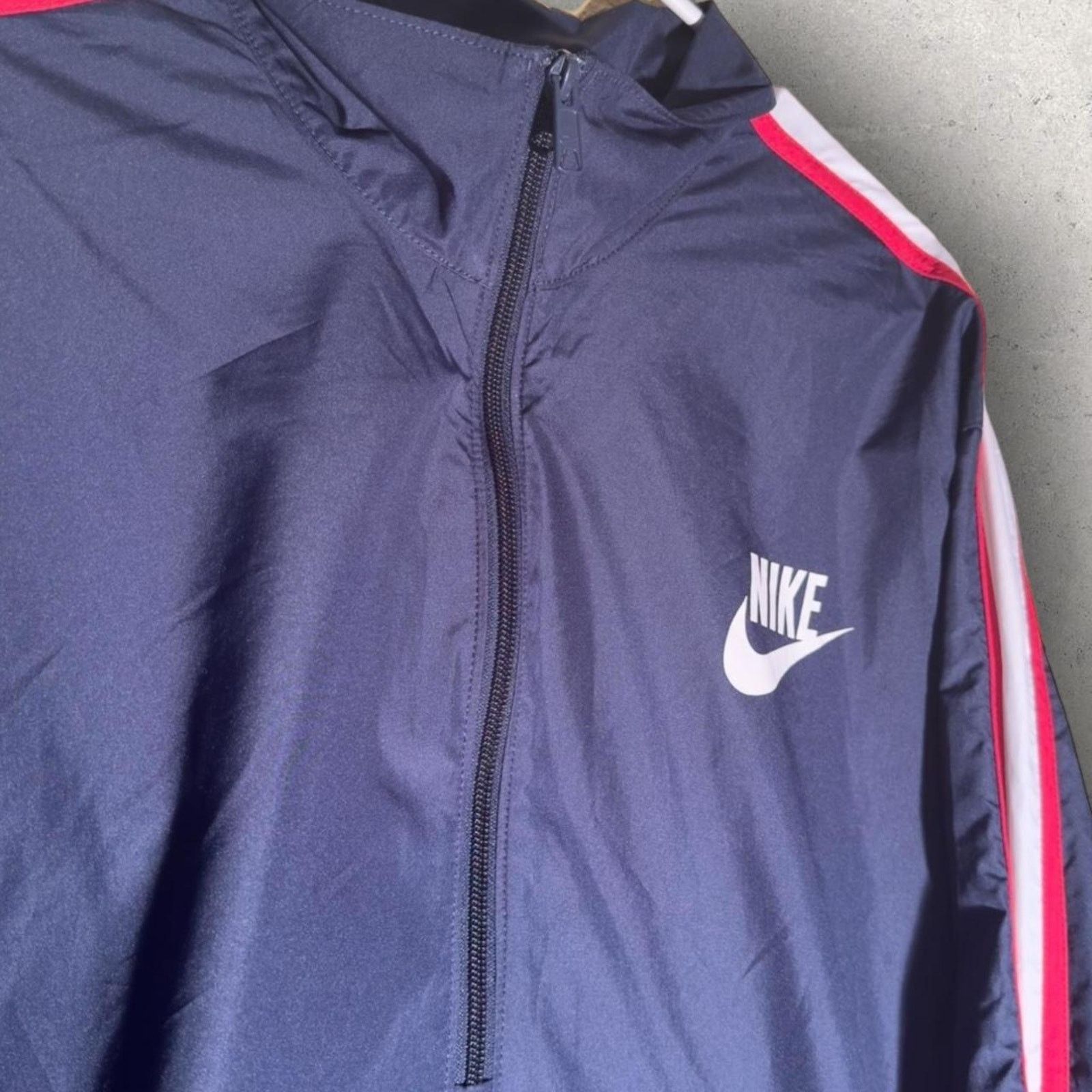 Nike × Vintage Vintage 90s Nike Windbreaker Size US XL / EU 56 / 4 - 2 Thumbnail
