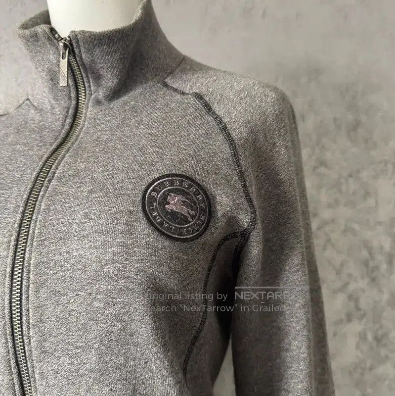 Burberry Burberry Gray Cotton Long Sleeve Hoodie. Size M / US 6-8 / IT 42-44 - 3 Thumbnail