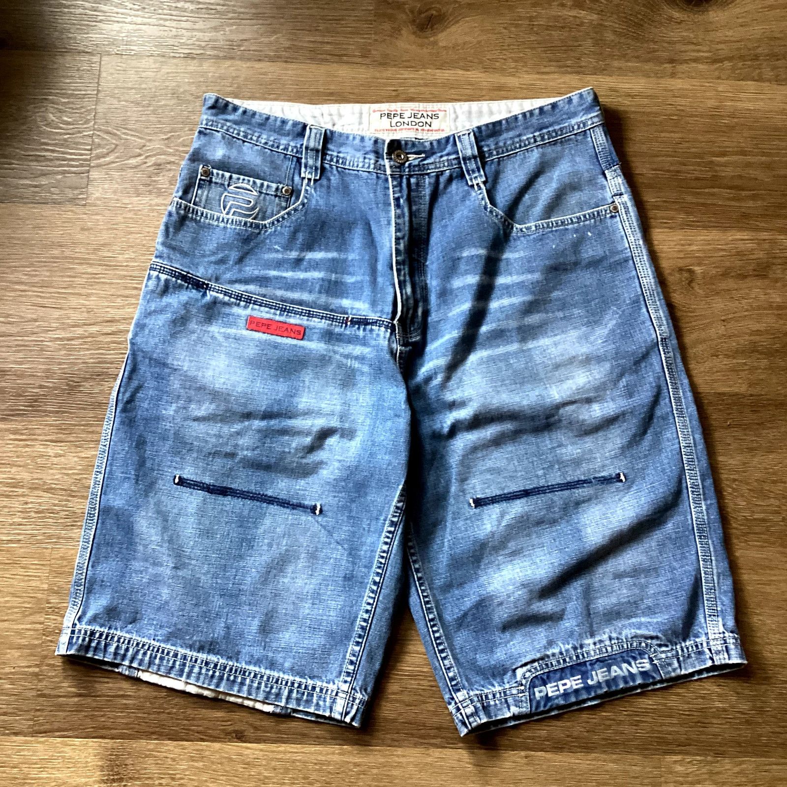 Pepe Jeans Y2k Pepe Jorts Size 27" / US 4 / IT 40 - 1 Thumbnail