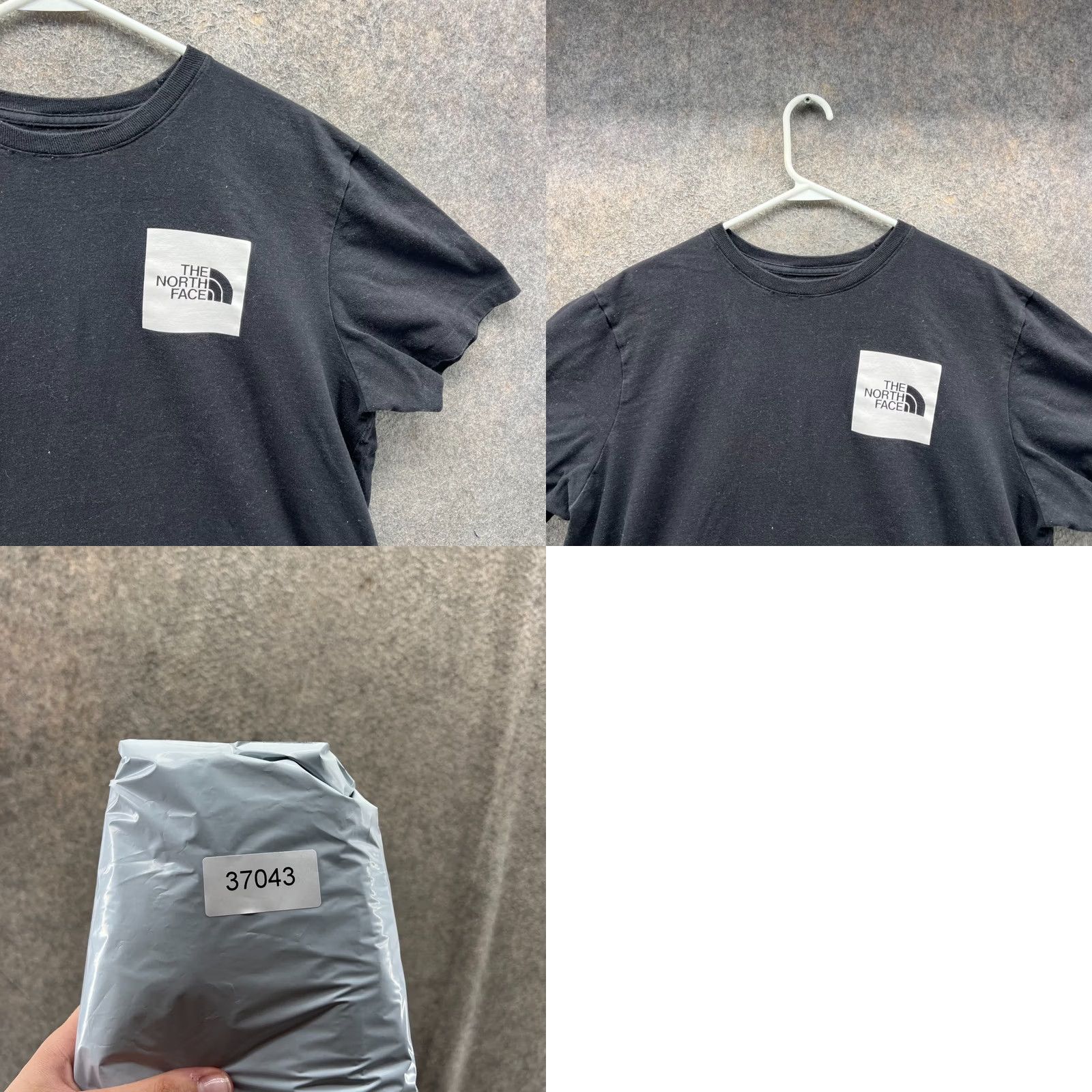 The North Face The North Face Shirt Mens XL Black White Box Logo Short Sleeve Cotton Tee Size US XL / EU 56 / 4 - 8 Thumbnail