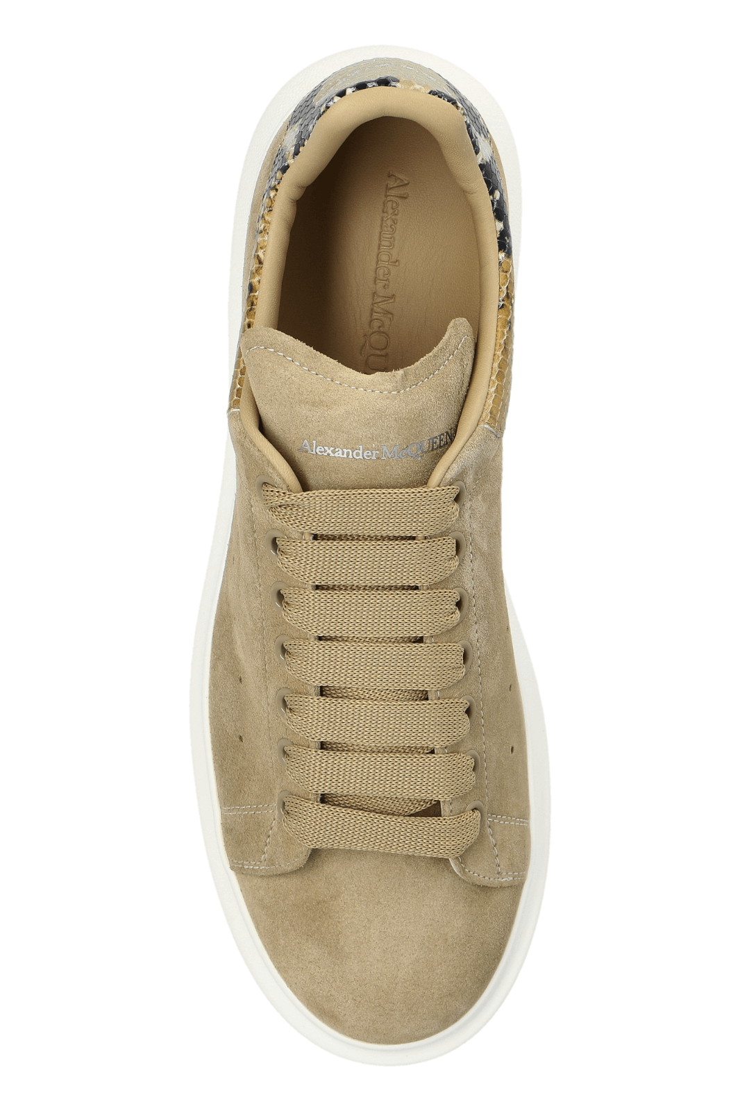 Alexander McQueen ALEXANDER MCQUEEN Oversized Beige Suede Sneakers New Size US 9.5 / EU 42-43 - 4 Thumbnail