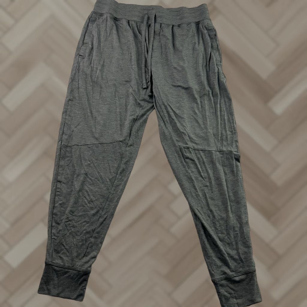 Vintage Tommy John Jogger Pants Men Medium Gray Lounge Pants Size US 31 - 1 Thumbnail
