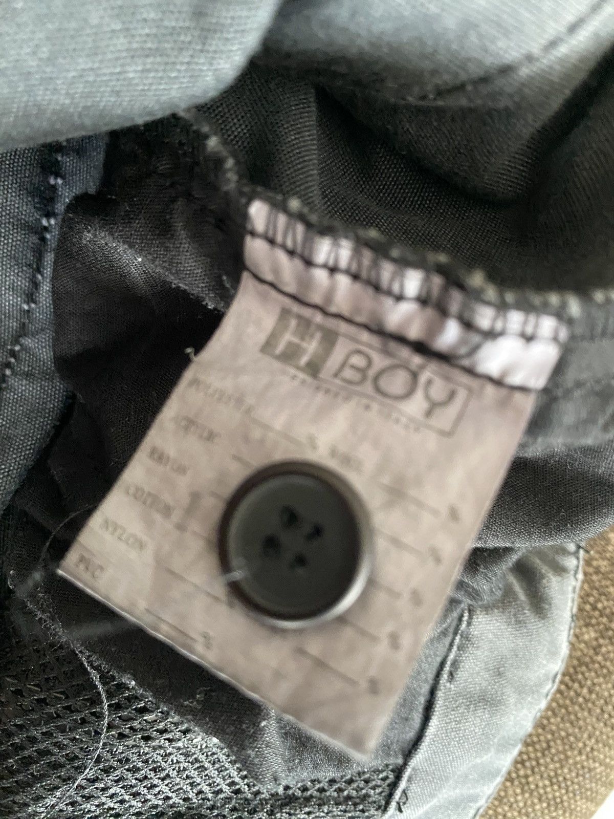 Japanese Brand Vintage Y2K Archive M-Pocket Mesh Venti Cargo Pants Charcoal Size US 34 / EU 50 - 8 Thumbnail