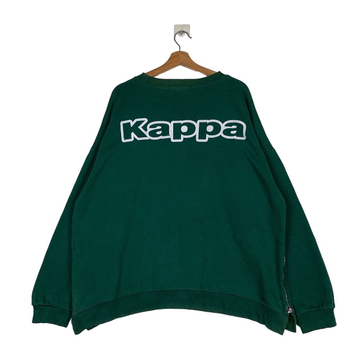 Kappa KAPPA Embroidery Center Logo & Big Logo Sweatshirt #0712-C33 Size US XL / EU 56 / 4 - 8 Thumbnail