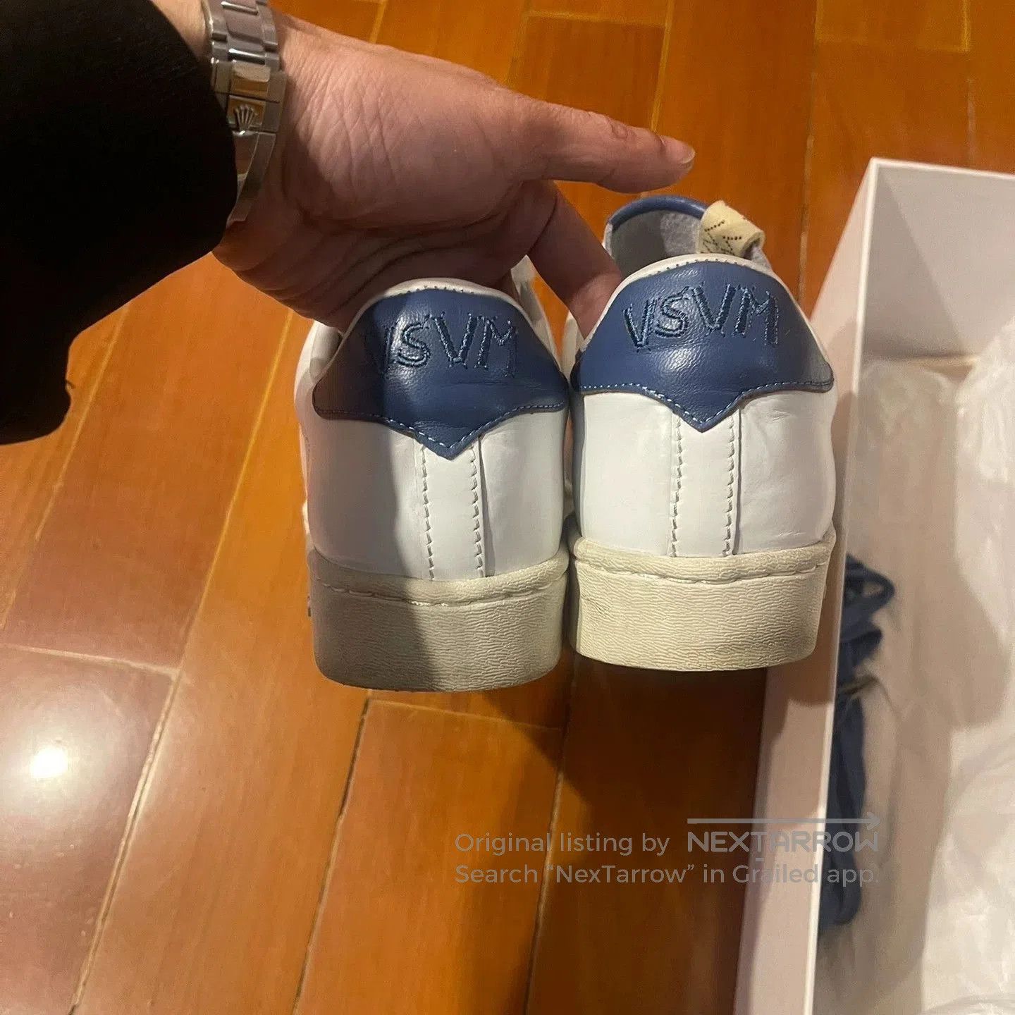 Visvim White Low-Top Sneakers Size 8. Size US 8 / EU 41 - 3 Thumbnail