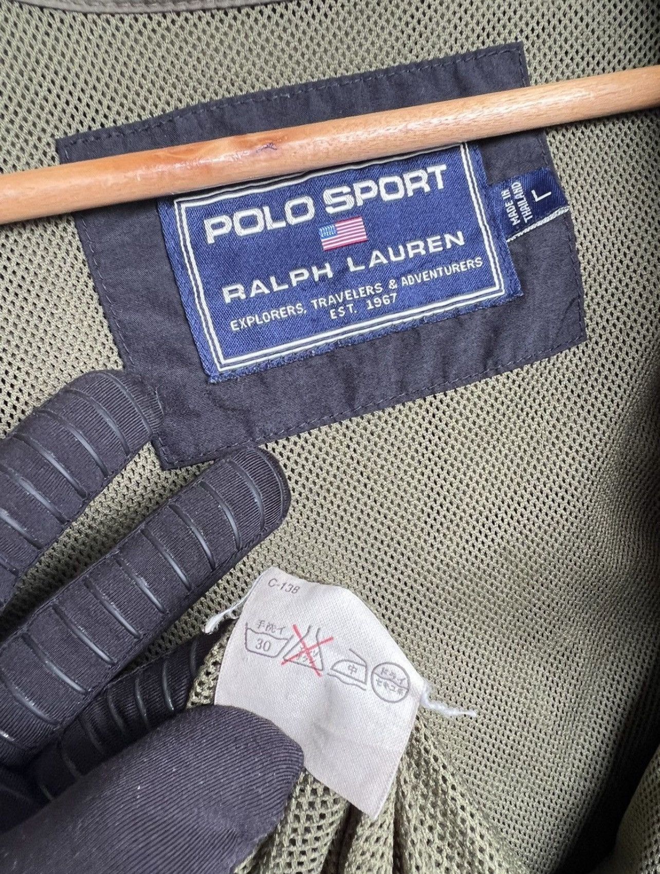 Polo Ralph Lauren Vintage 90s Polo Sport Jacket Ralph Lauren Bomber Jacket Size US L / EU 52-54 / 3 - 12 Thumbnail