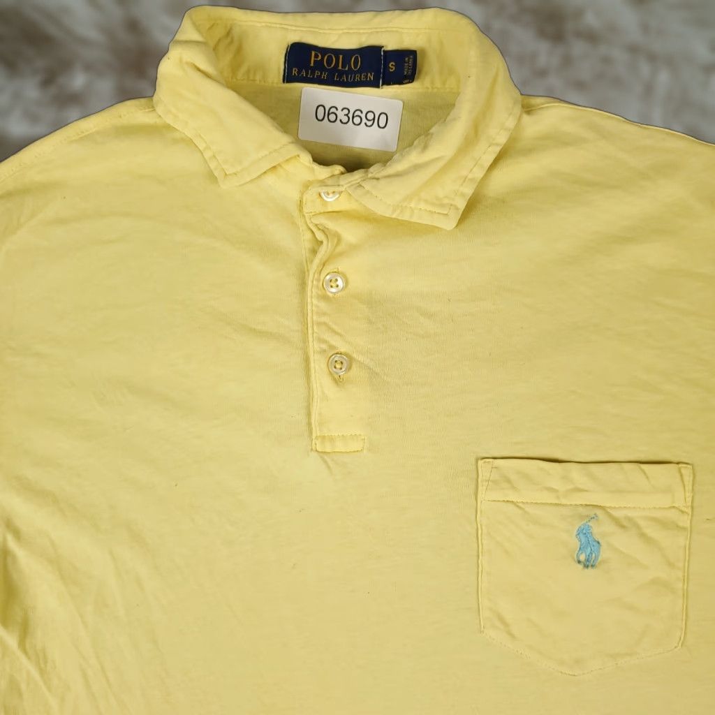 Ralph Lauren Ralph Lauren Polo Shirt Mens Small Yellow Casual Short Sleeve Preppy Sports Size US S / EU 44-46 / 1 - 1 Thumbnail