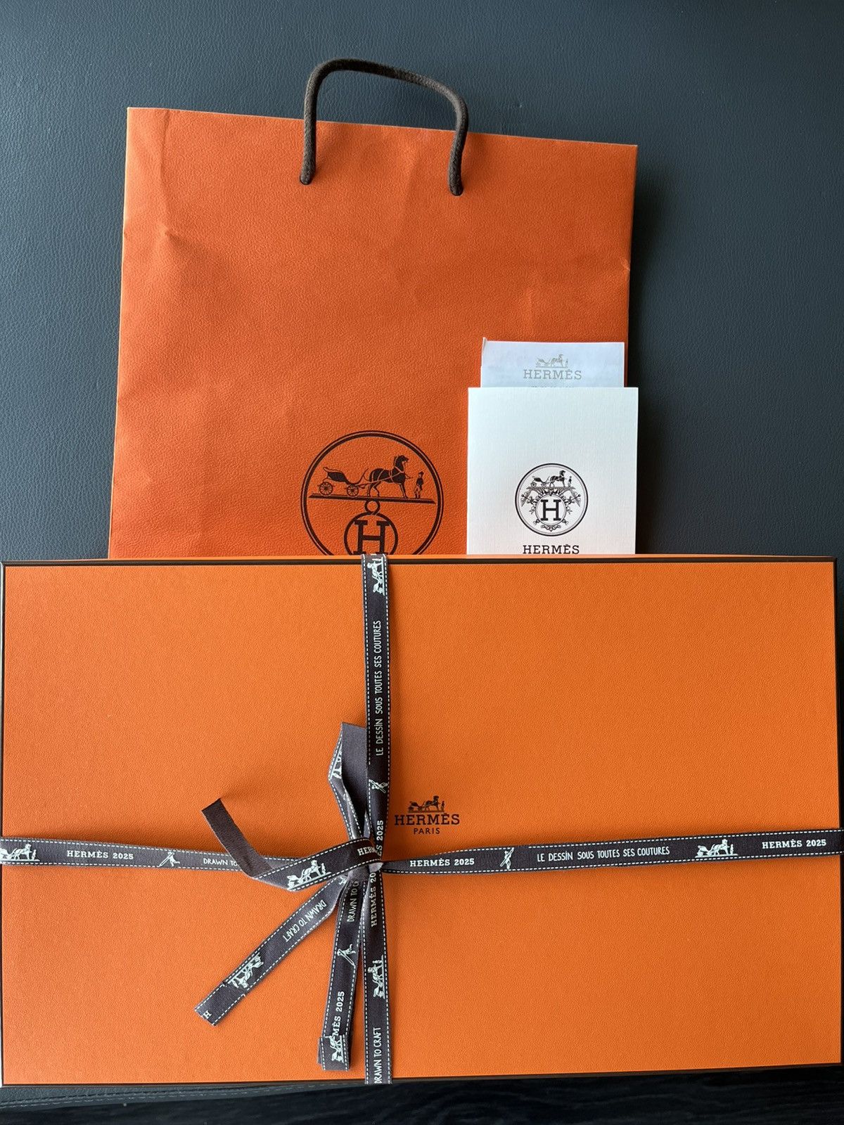 Hermes 2025 Runway Hermes H Leather Logo Tee T-shirt Size US XL / EU 56 / 4 - 17 Thumbnail