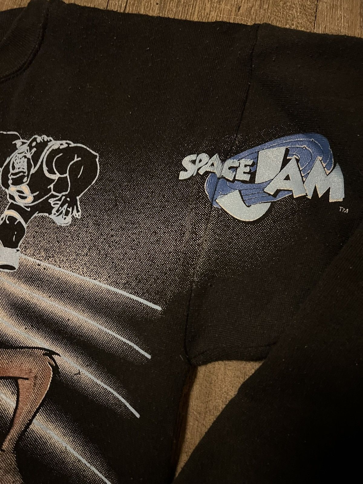 Vintage Vintage Space Jam Taz Crewneck Sweater Size Medium 1996 Size US M / EU 48-50 / 2 - 3 Thumbnail