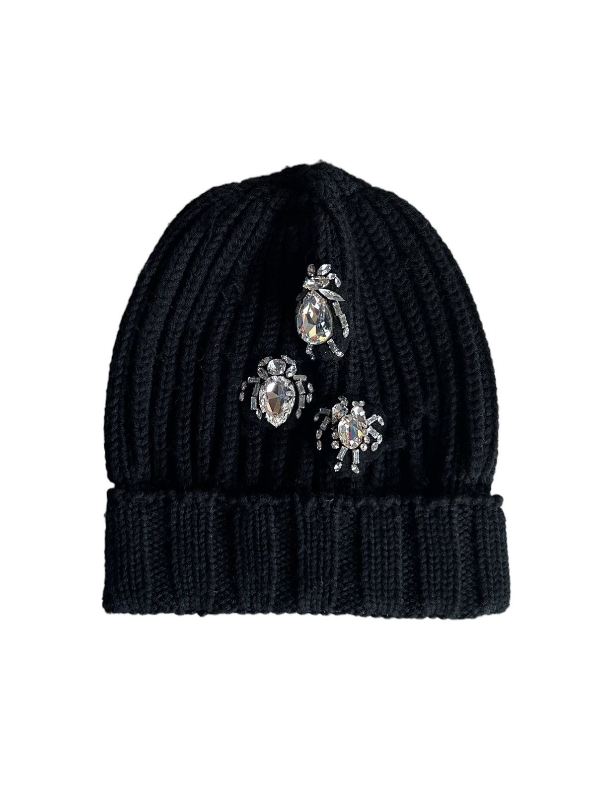14th Addiction × Japanese Brand × Le Grande Bleu (L.G.B.) Japanese MARCOBOLOGNA Punk Bondage wool knitted Beanie Hats Size ONE SIZE - 2 Thumbnail