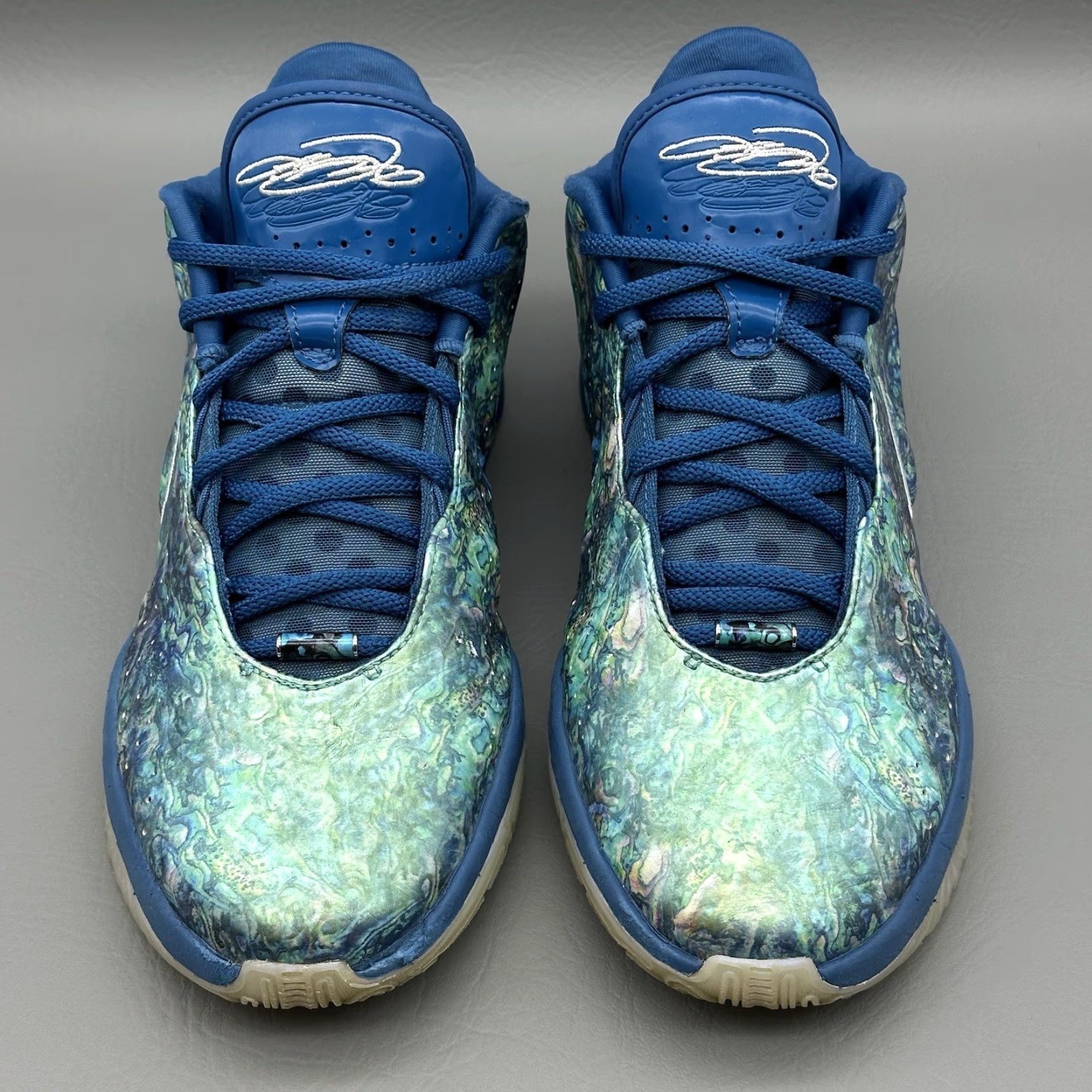 Nike Nike LeBron Jame XXI 2 Abalone Mens Size 8.5 Industrial Blue Green FN0708-400 Nike Shoes Sneaker Men's Casual Activewear 2023 Size US 9 / EU 42 - 6 Thumbnail