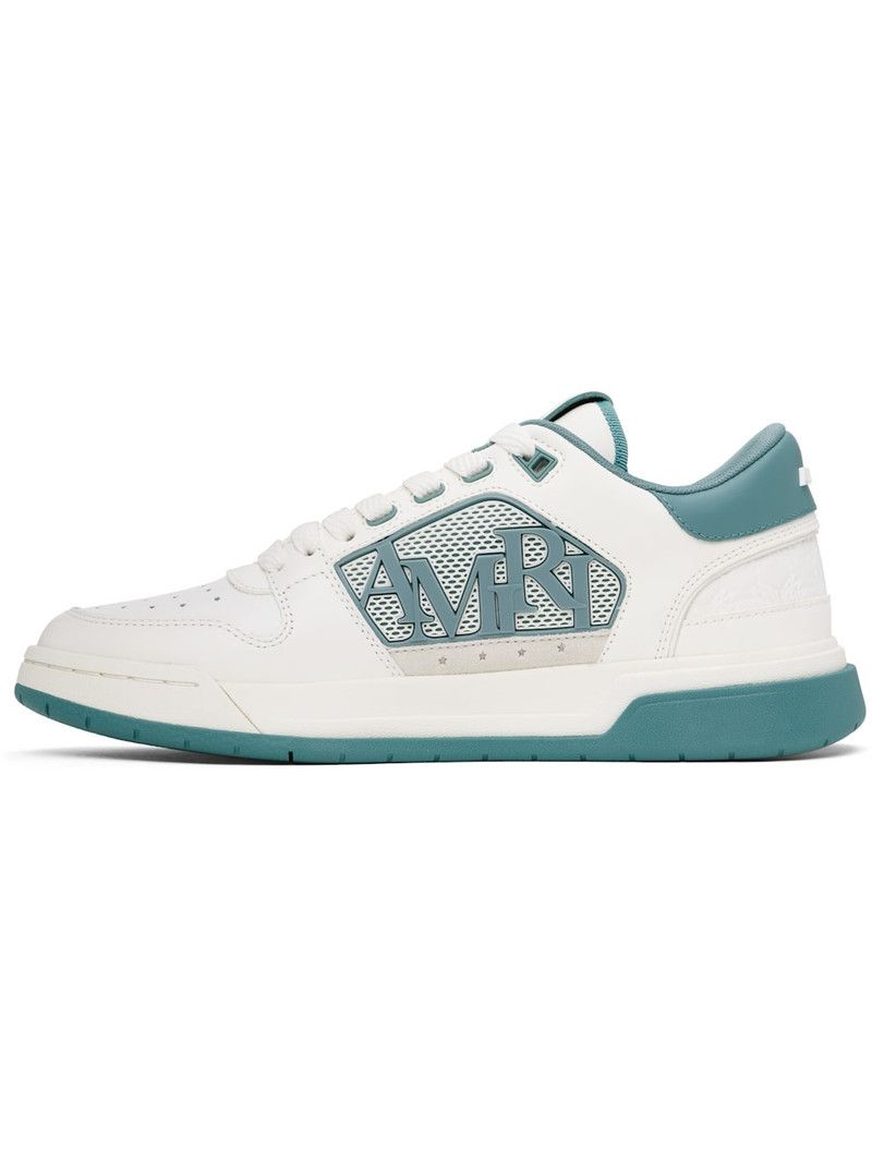 Amiri o1s1wg110526 Ma Quad Debossed Sneakers in White/Green Size US 7 / EU 40 - 4 Thumbnail