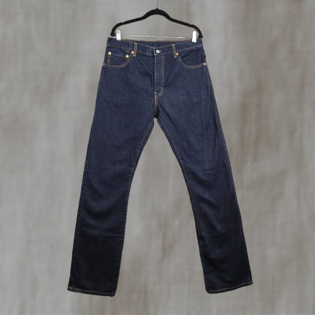 Levi's 517 Jeans Mens 34x36 Dark Wash Blue Bootcut Denim Western