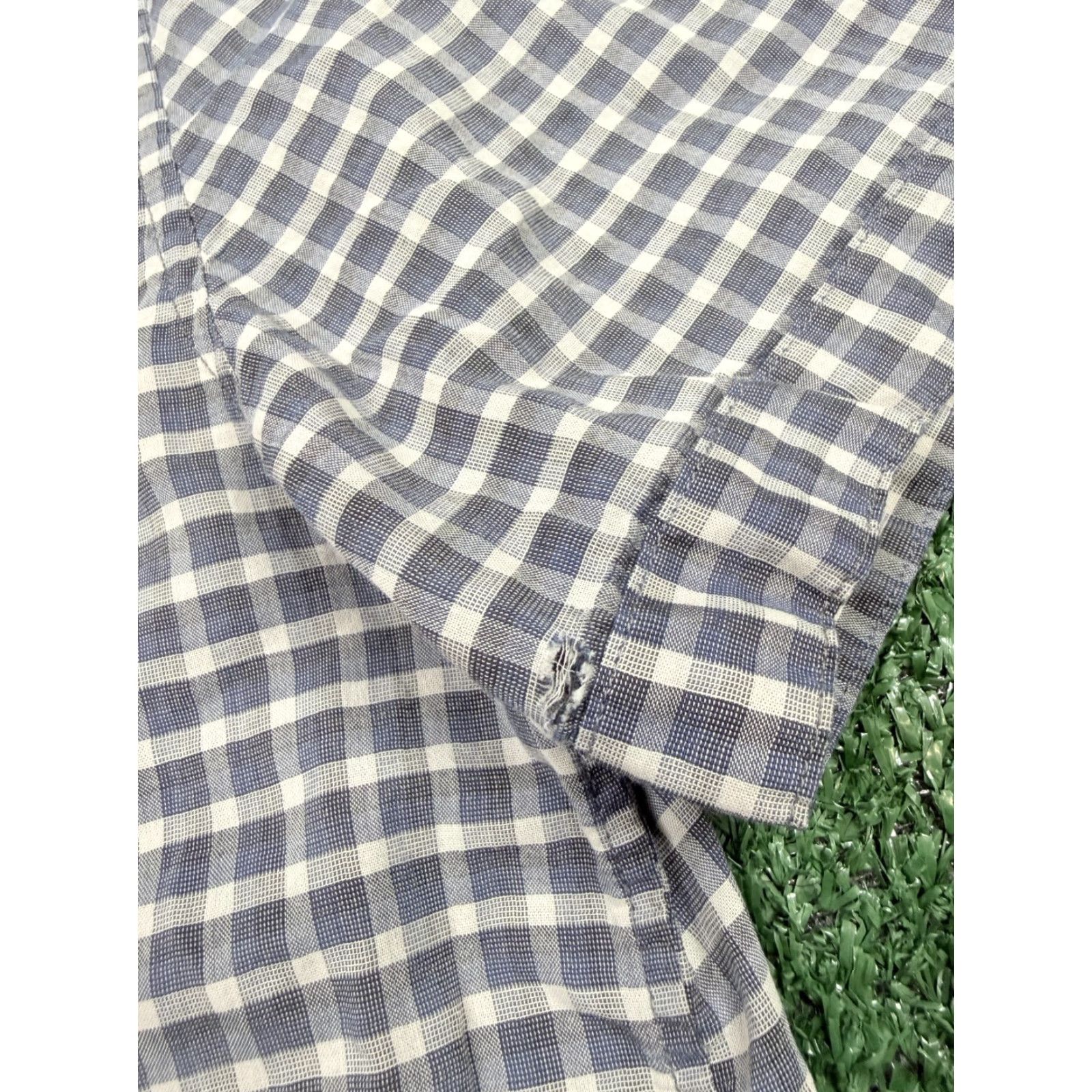 John Varvatos John Varvatos Button-Up Shirt Mens L Brown Short Sleeve Button-Up Shirt Mens L Brown Vintage No Cotton Woven Casual - Size US L / EU 52-54 / 3 - 2 Thumbnail