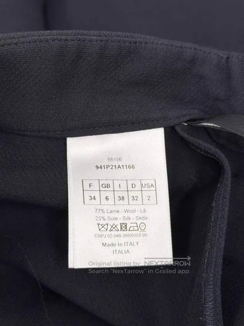 Dior Dior Black buttoned mid-length trousers Size 42" / US 20 - 5 Thumbnail