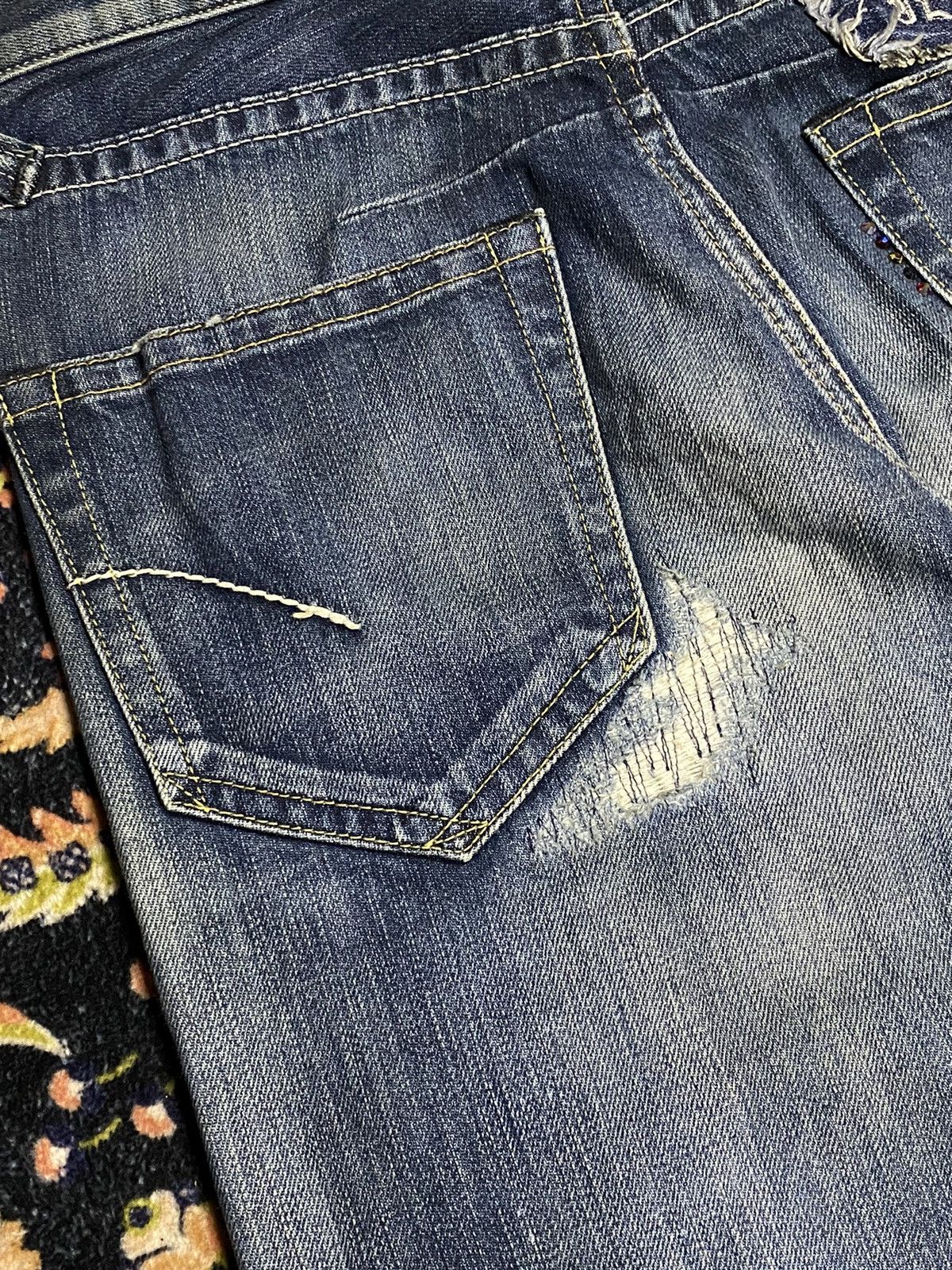 FranCisT MOR.K.S RARE! Francist Mor.k.s selvedge disteressed denim Size US 30 / EU 46 - 13 Thumbnail