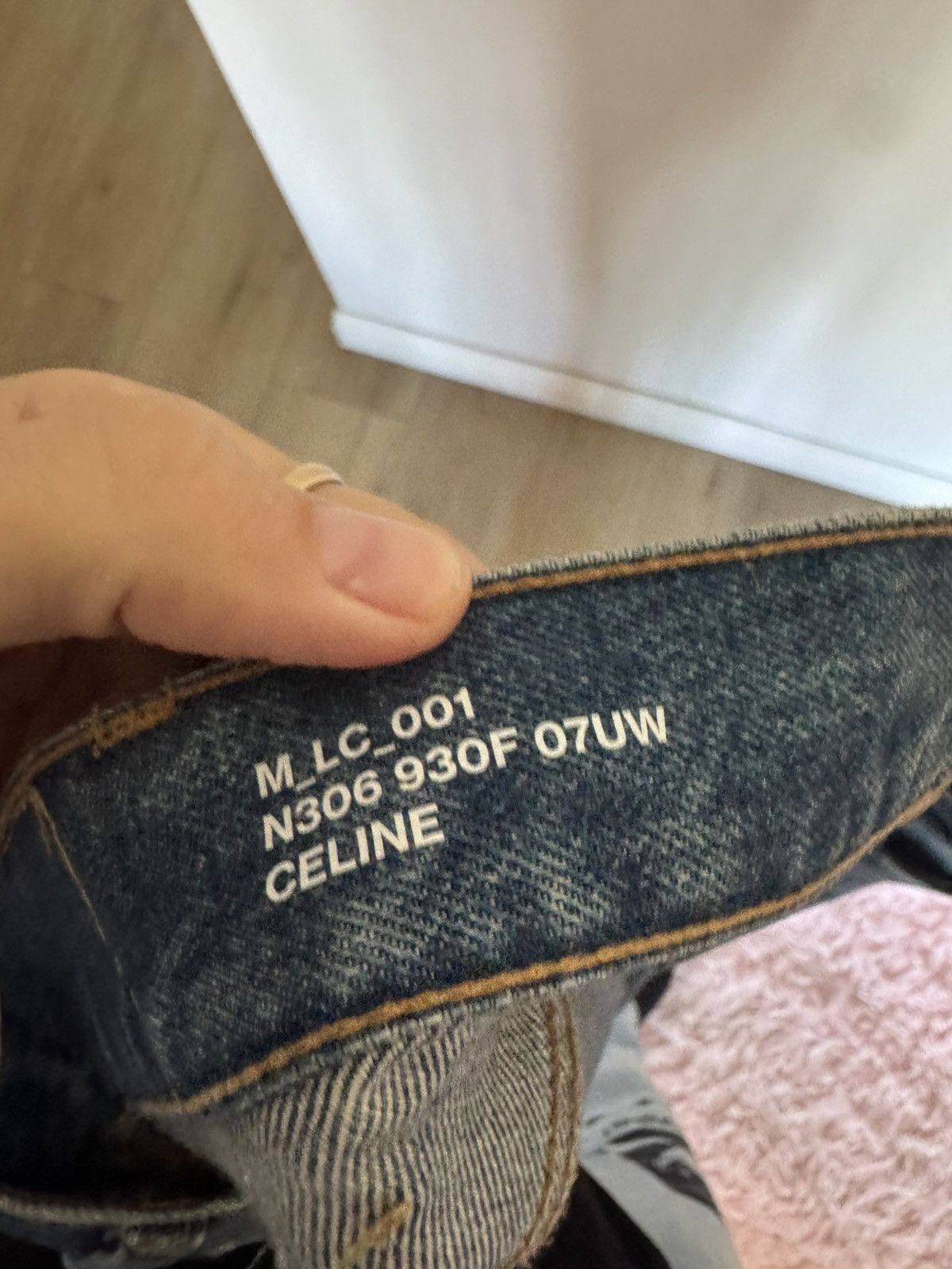 Celine London cut LC001 raw hem Size US 34 / EU 50 - 3 Thumbnail