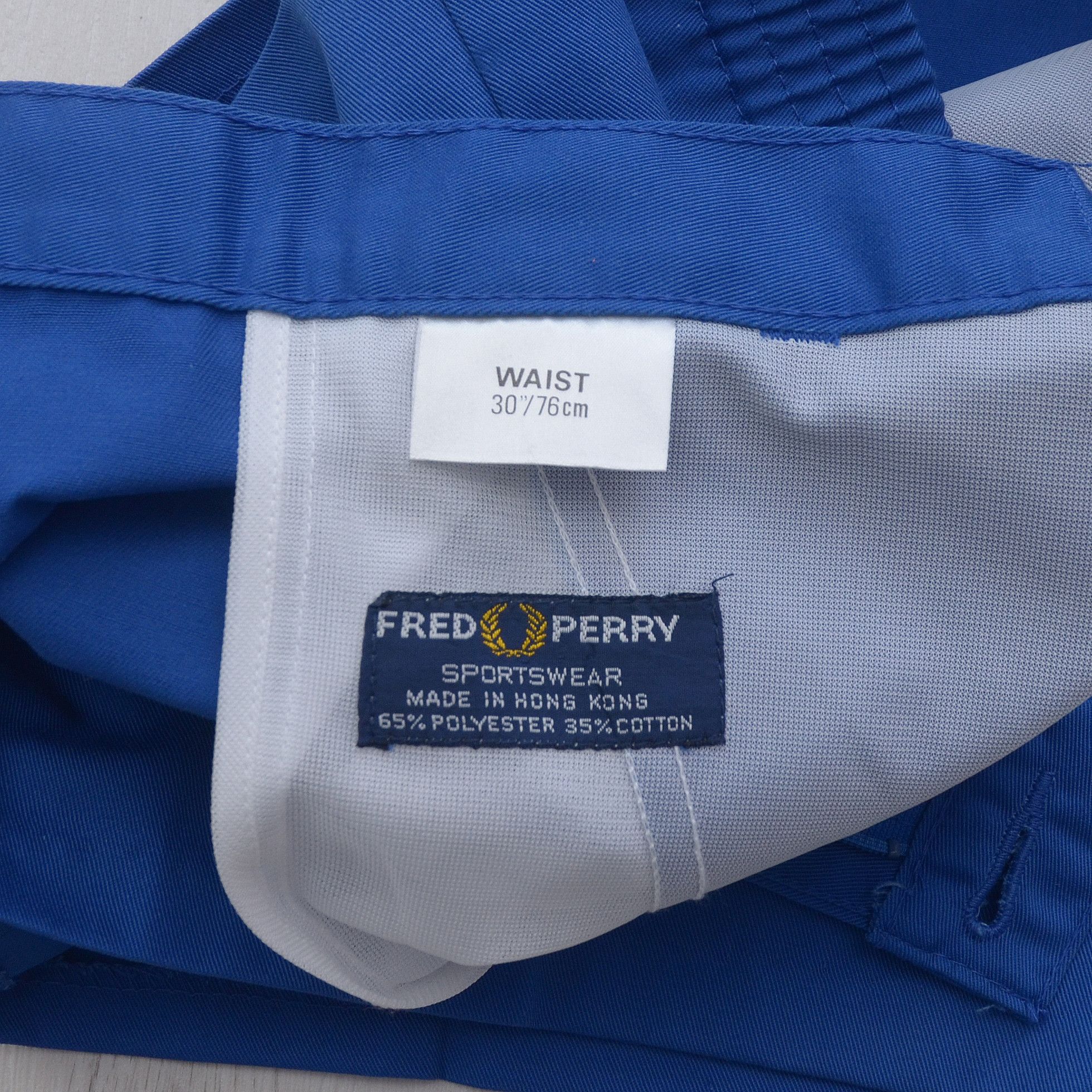 Fred Perry Vintage Fred Perry 90s Men`s Shorts Hooligans Rare Blue sz30 Size US 30 / EU 46 - 8 Thumbnail