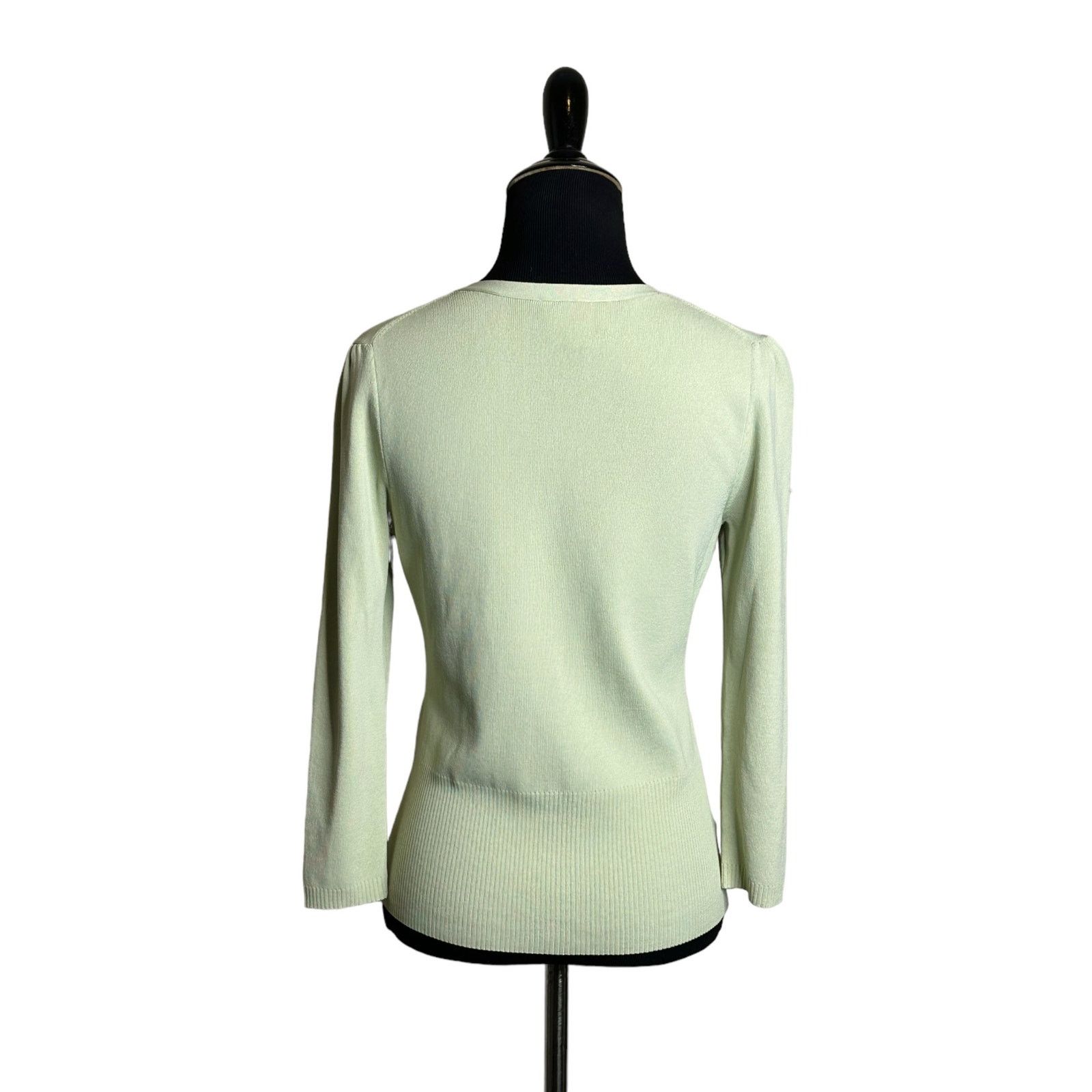 Loft Loft light green 3/4 sleeves button cardigan size small Size S / US 4 / IT 40 - 2 Thumbnail
