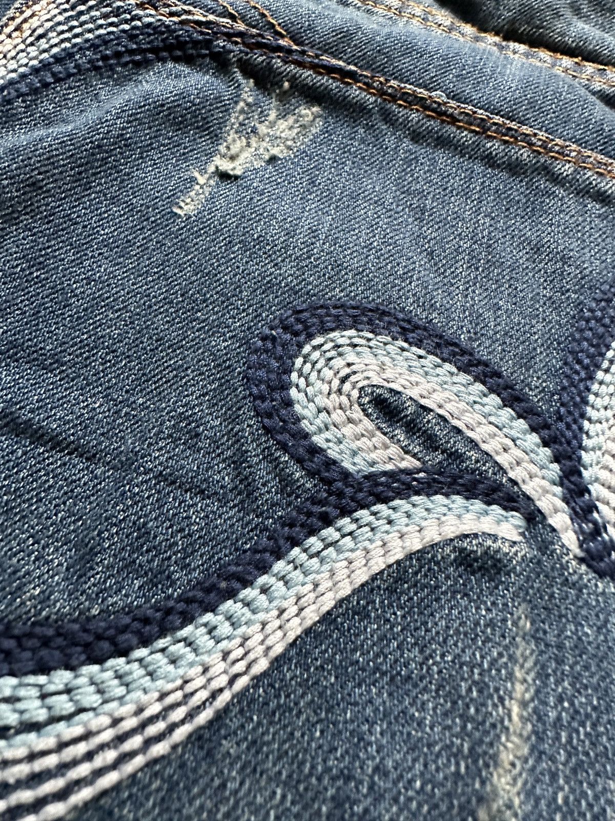 Rocawear Vintage Y2K Rocawear Baggy Embroidered Denim Jeans Size US 36 / EU 52 - 6 Thumbnail